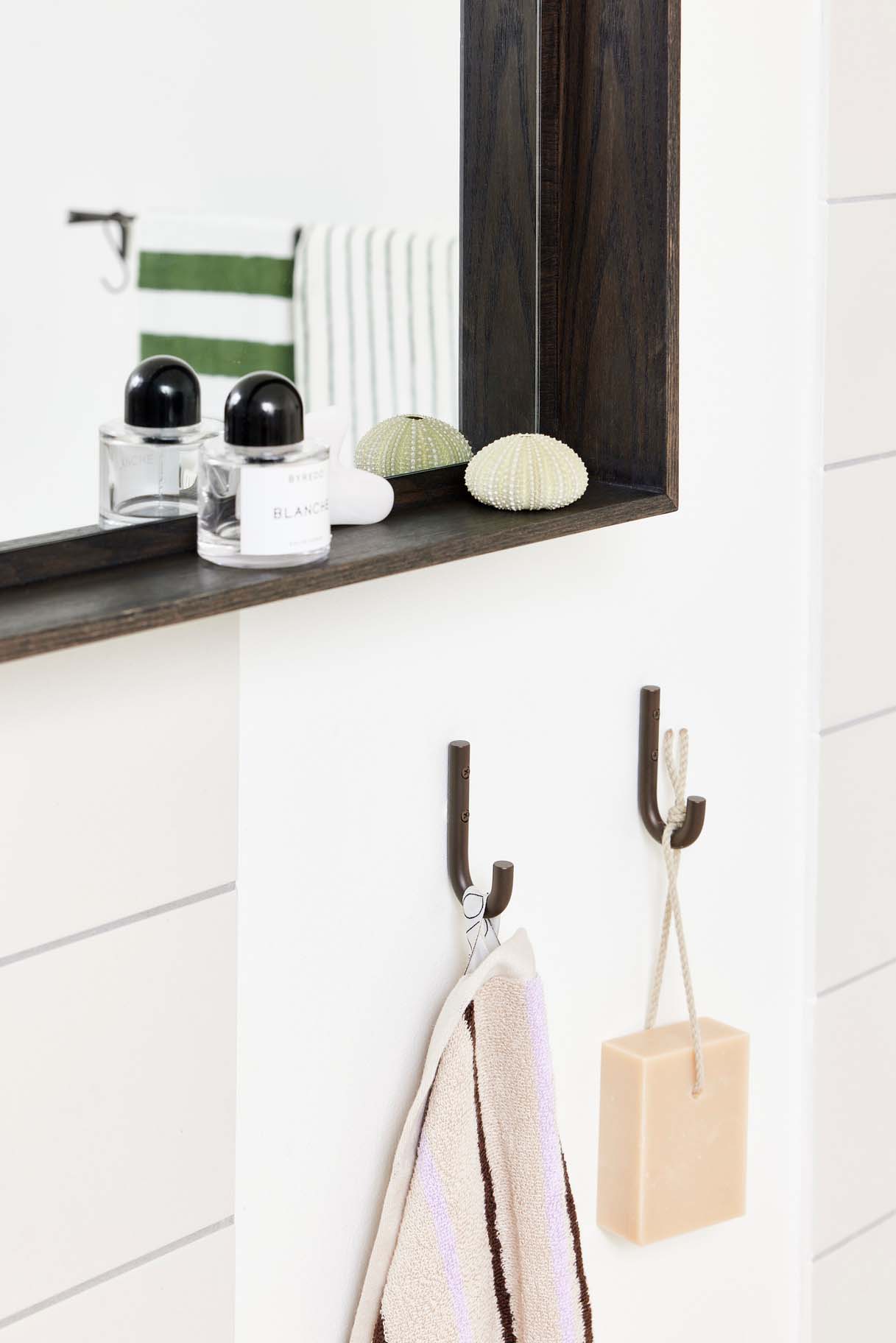 2x Pieni Haken Edelstahl Silber