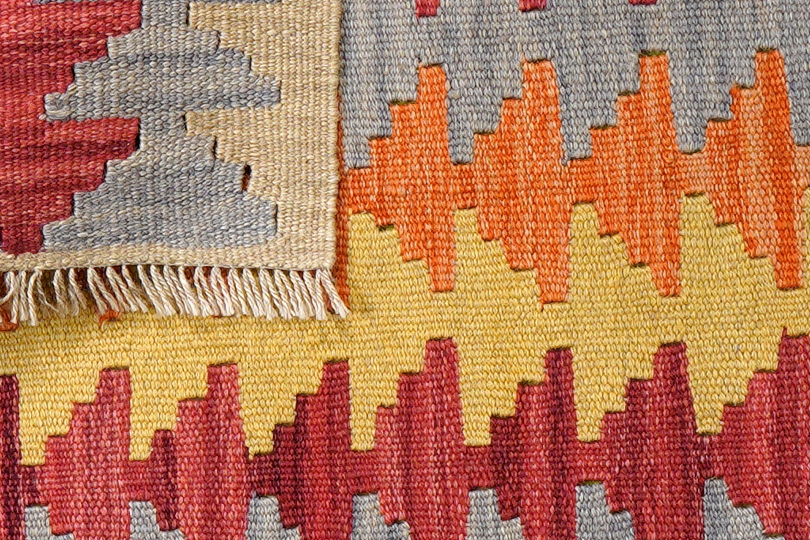 Kilim Gashgai Teppich Wolle Mehrfarbig