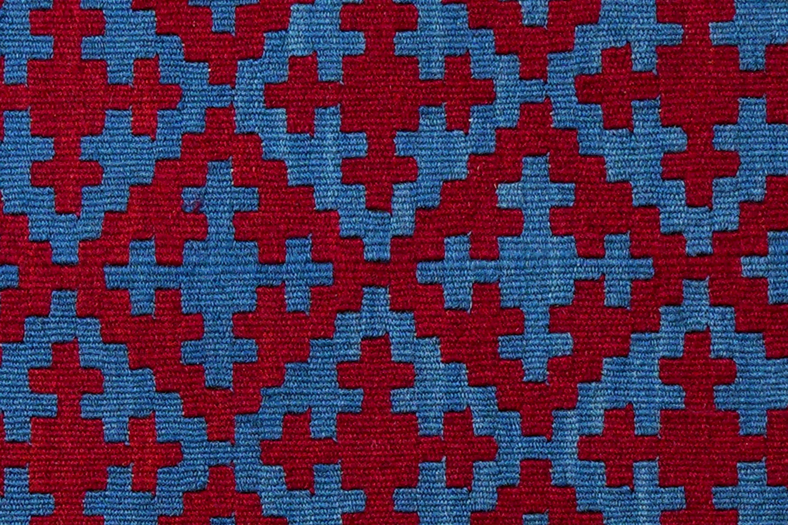 Kilim Gashgai Teppich Blau