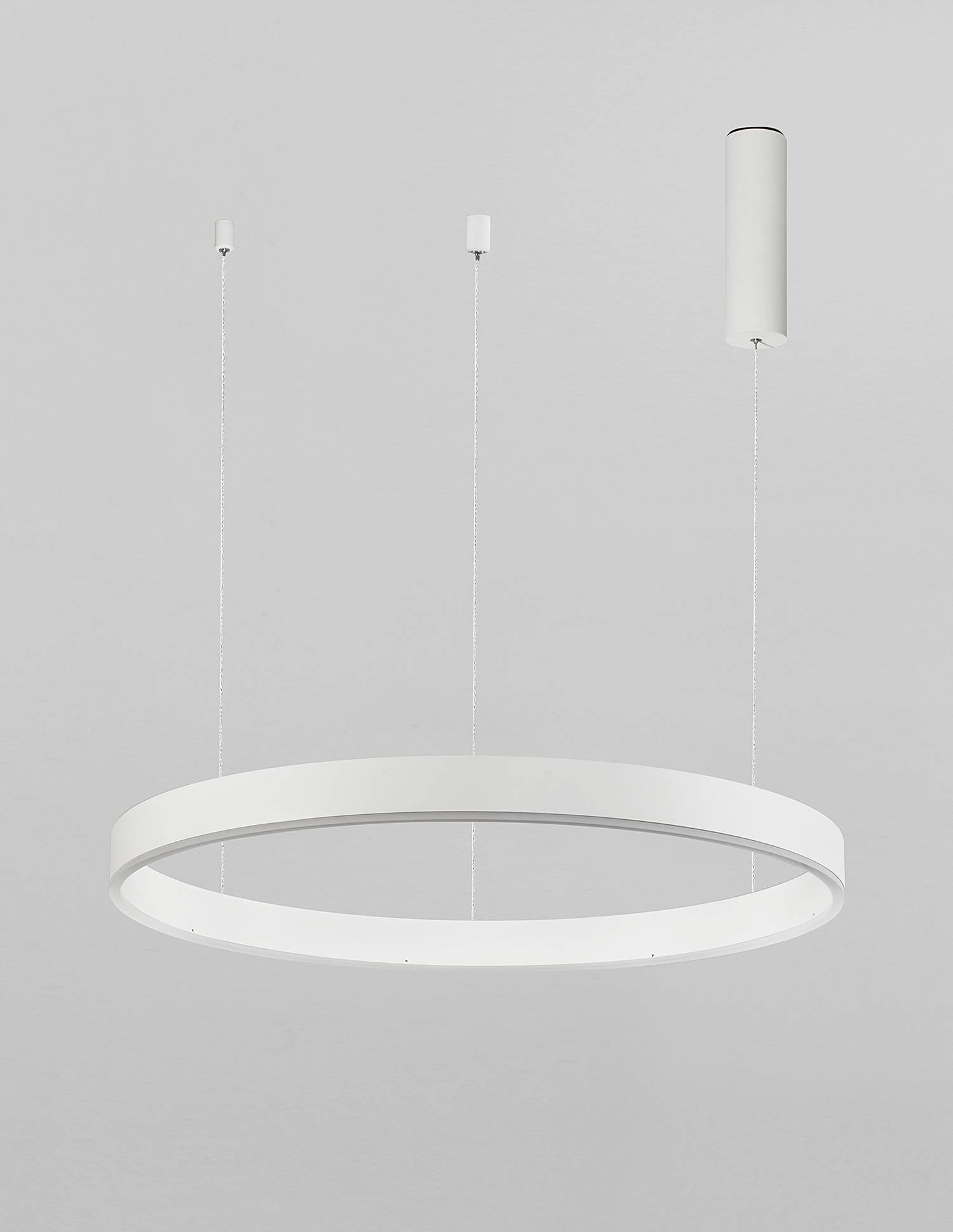 Pendant lamp Motif Type A Aluminium White Diameter: 60 cm