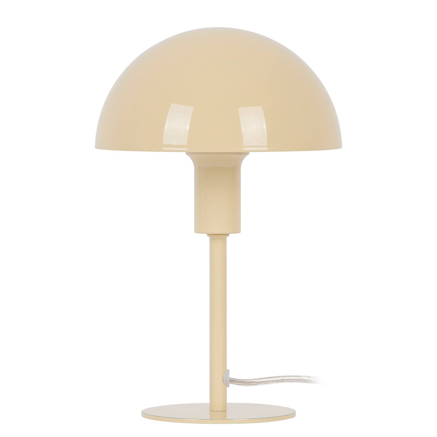 Ellen Mini Tischlampe Aluminium Hellgelb 1-flammig