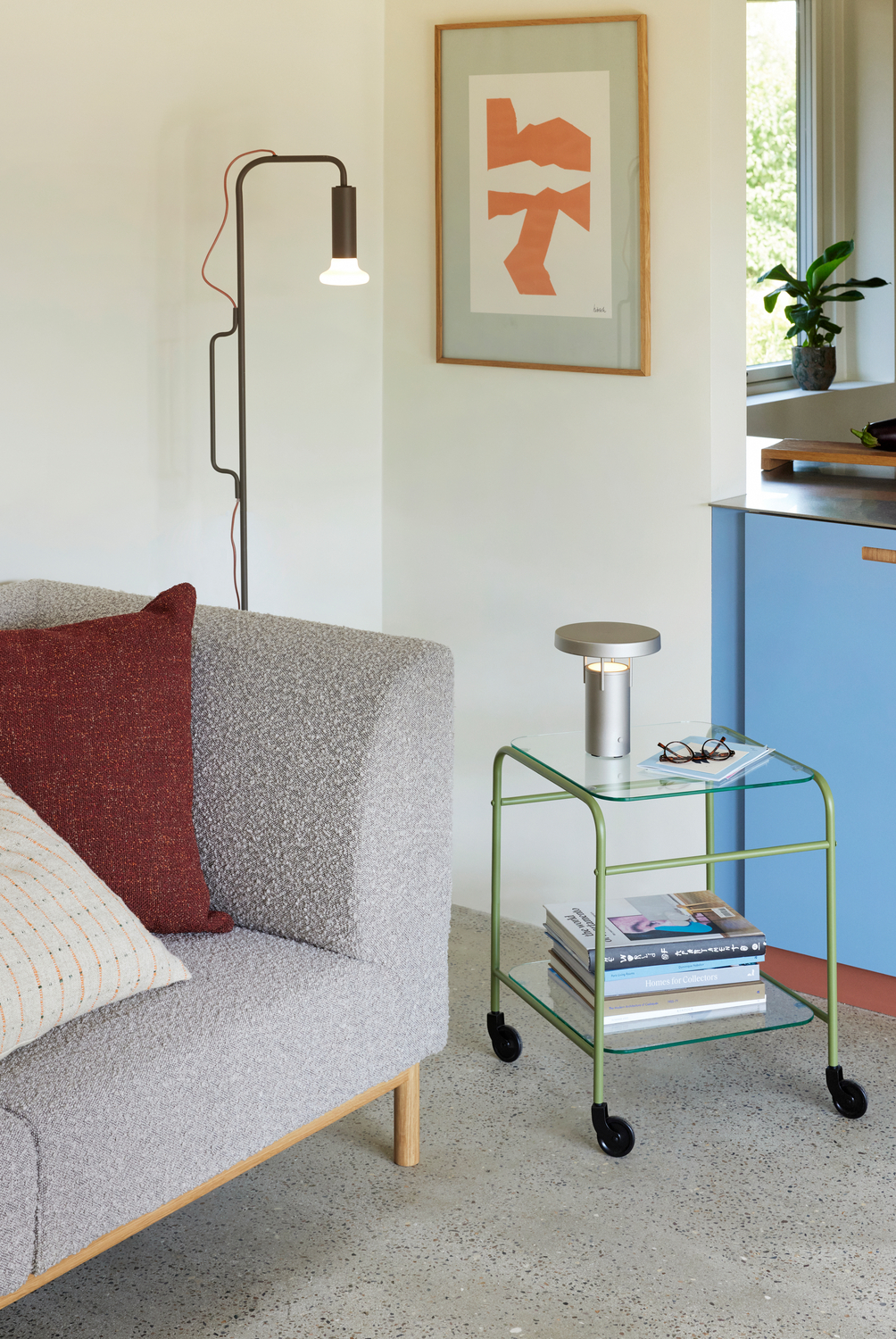 Zephyr Serving Trolley Green