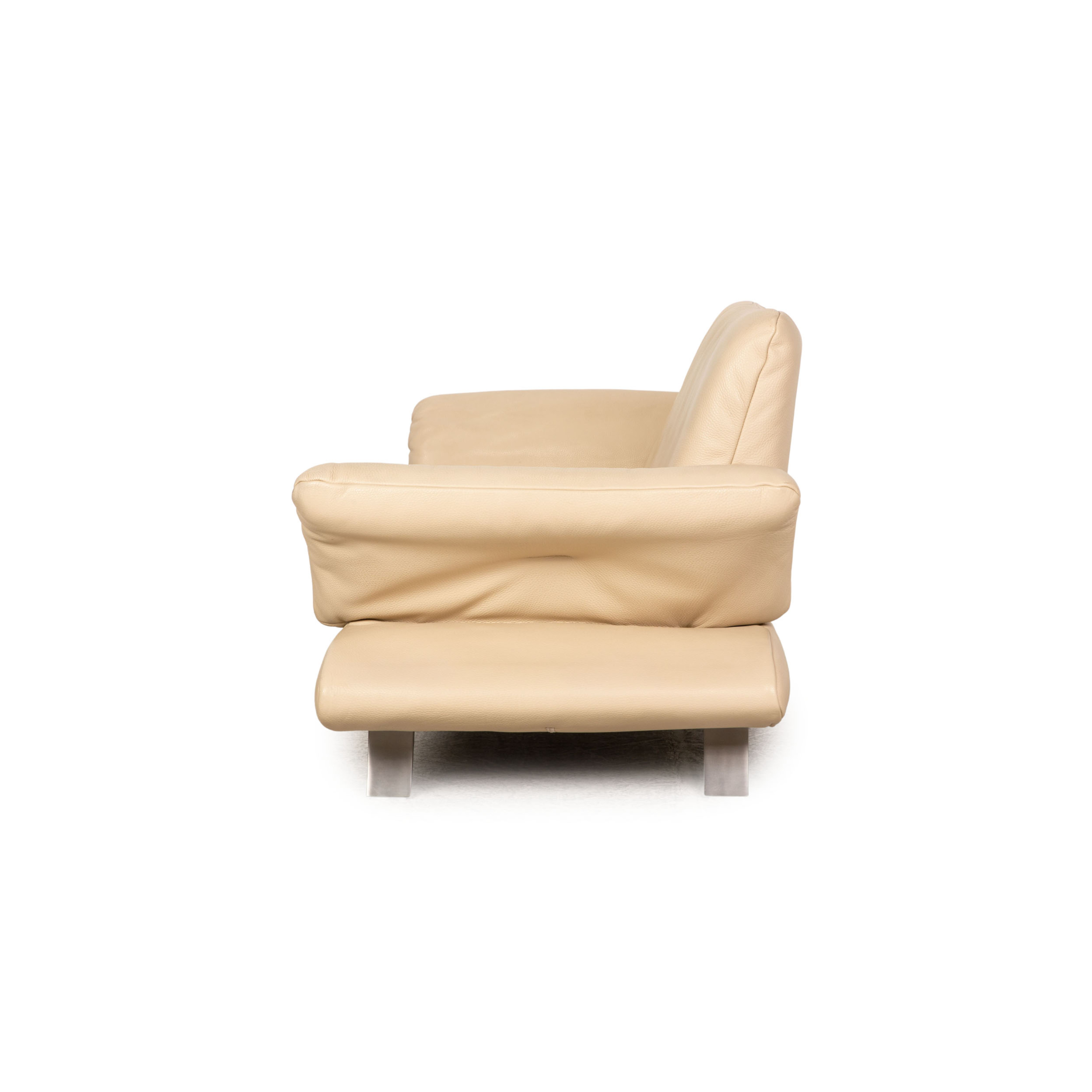 Rossini Schlafsofa Leder Creme 