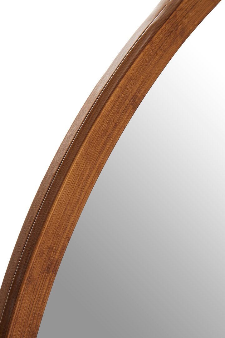 Saska Antique Wall Mirror Iron Brown