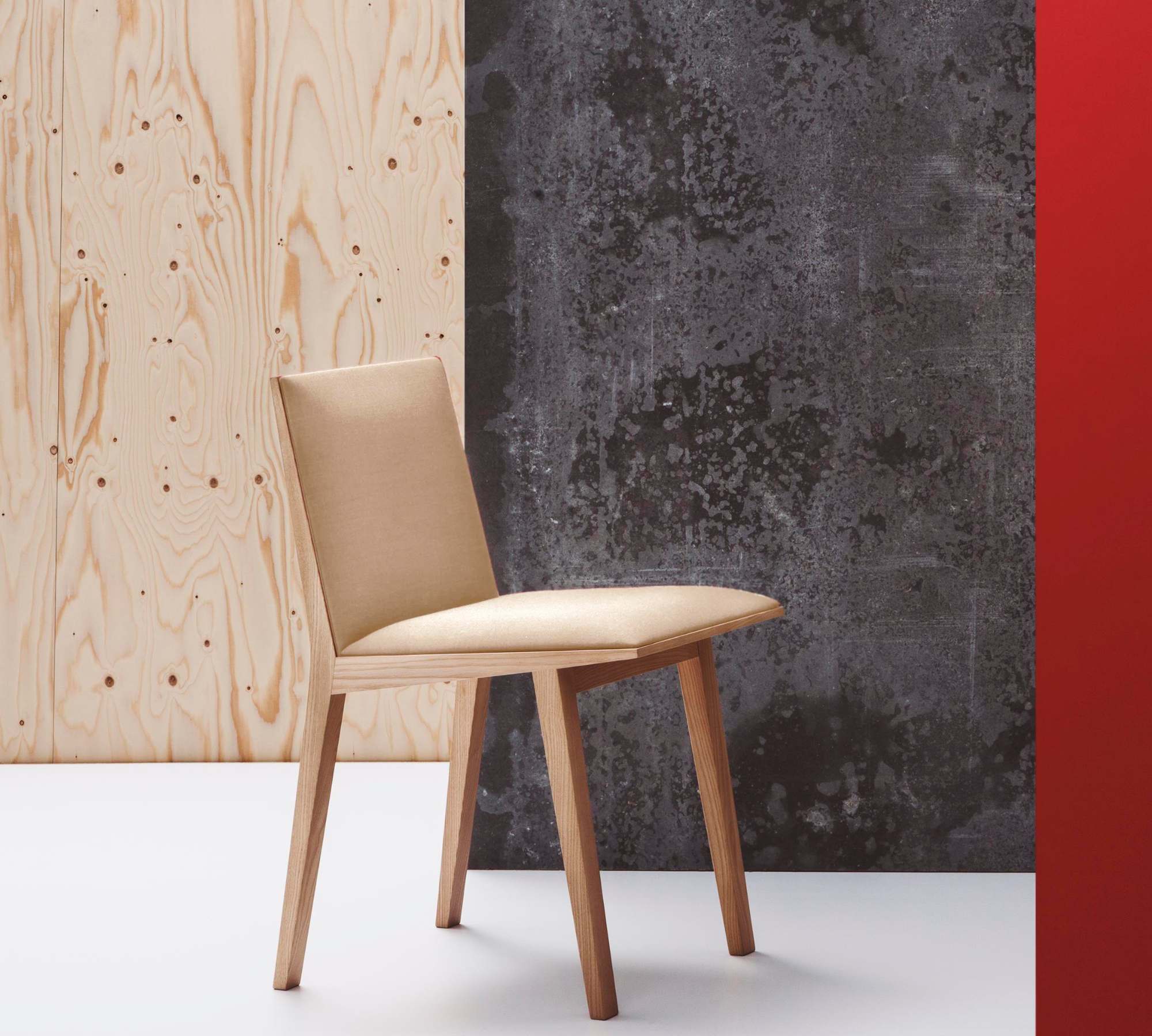 Moody SI1260 Esszimmerstuhl Buchenholz Stoff Creme