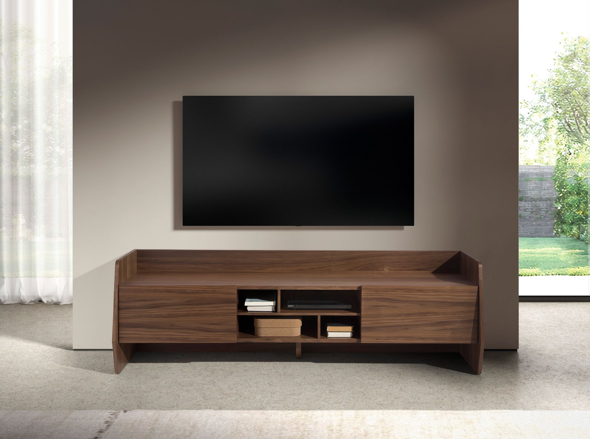 TV-Lowboard Braun