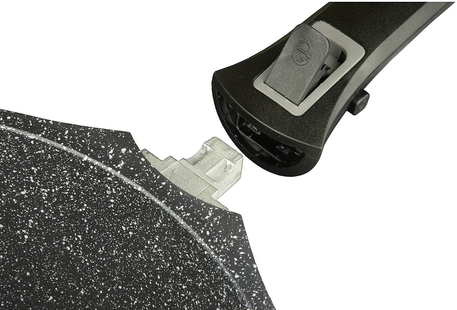 Schmorpfanne Easy Click 5-teilig Schwarz