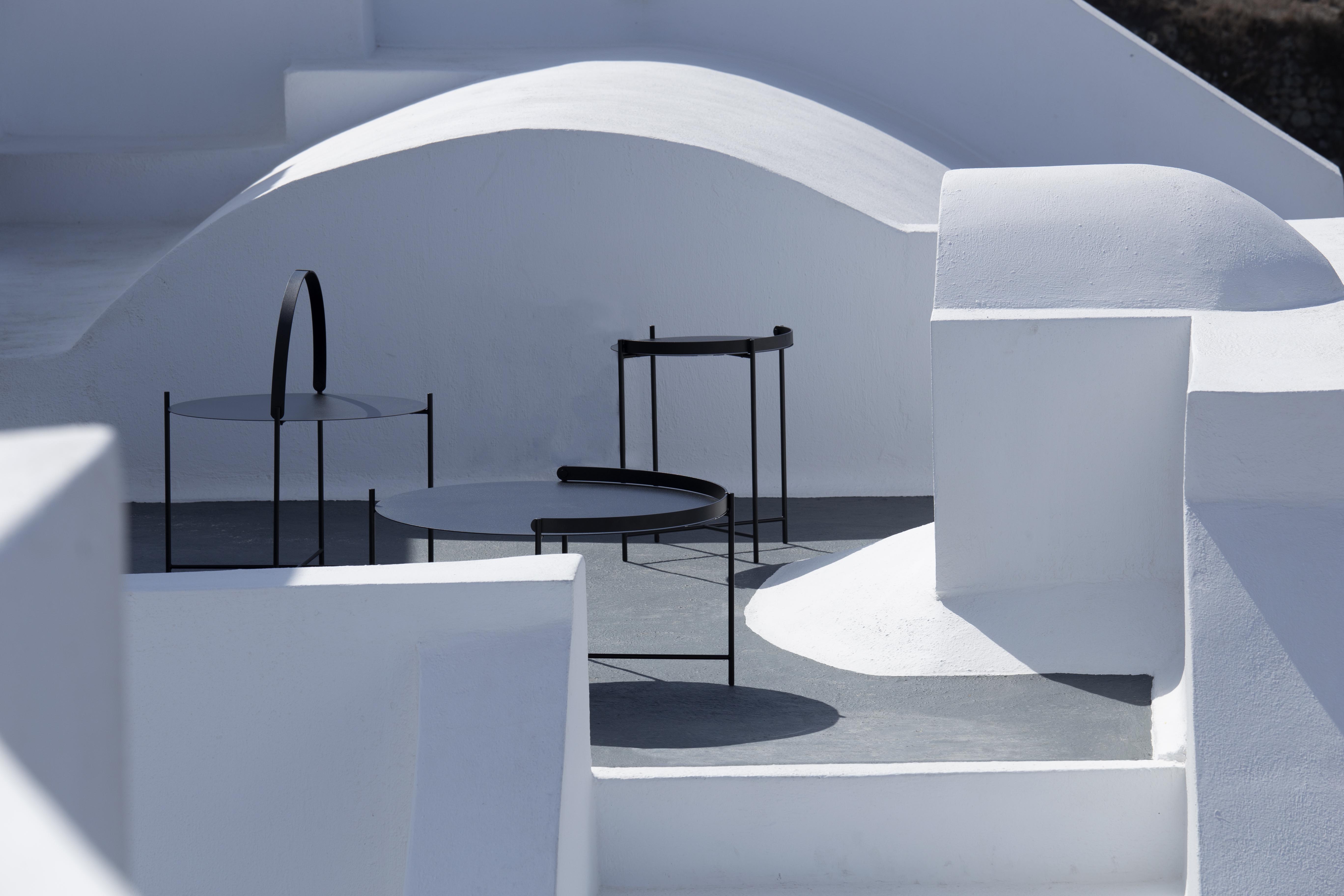 EDGE Serviertisch 46,5cm Taubenblau