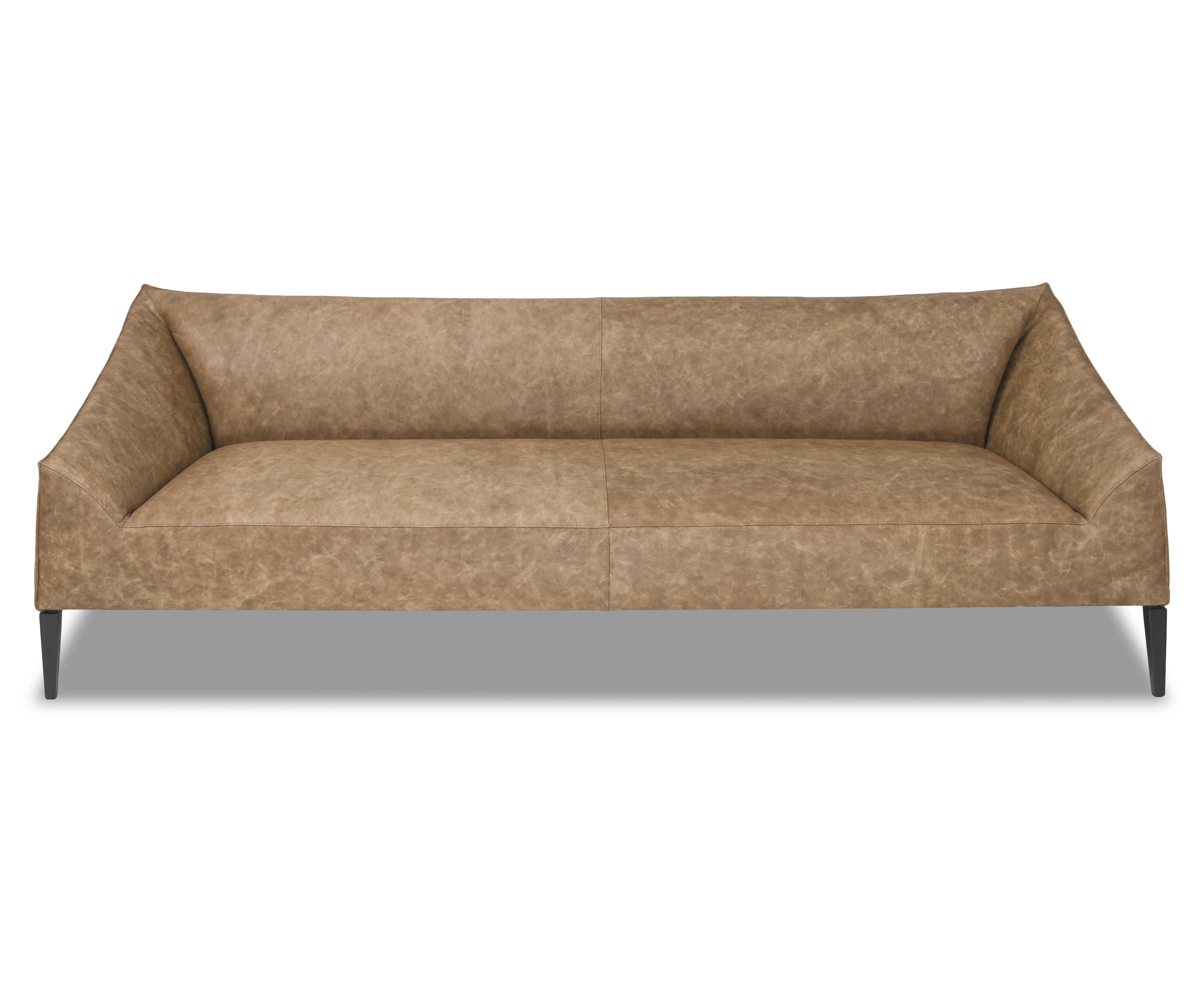 | 3-Sitzer Dolce Leder Beige Machalke Sofa | COCOLI