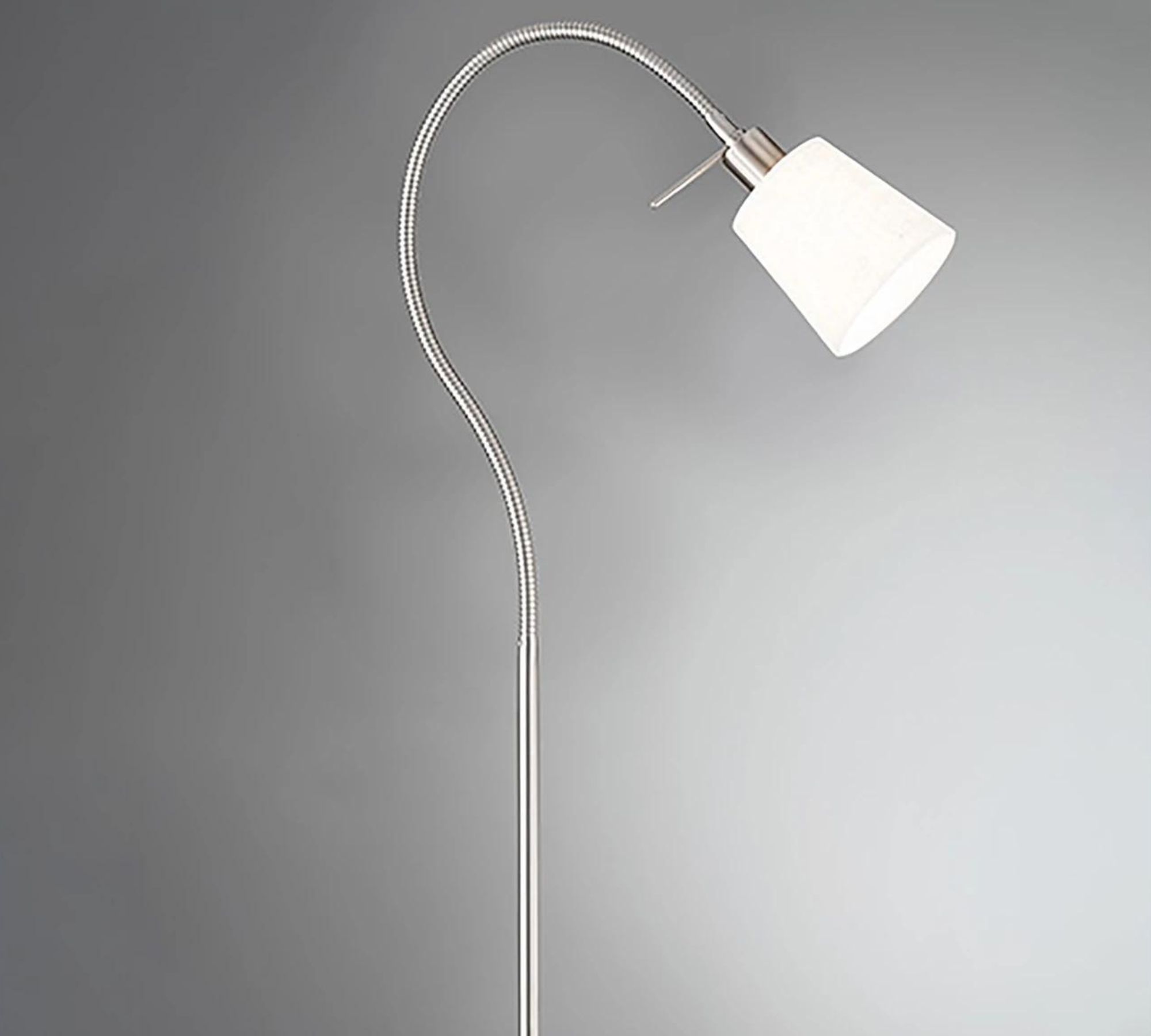 Tischlampe 1-flammig Mischgewebe Metall