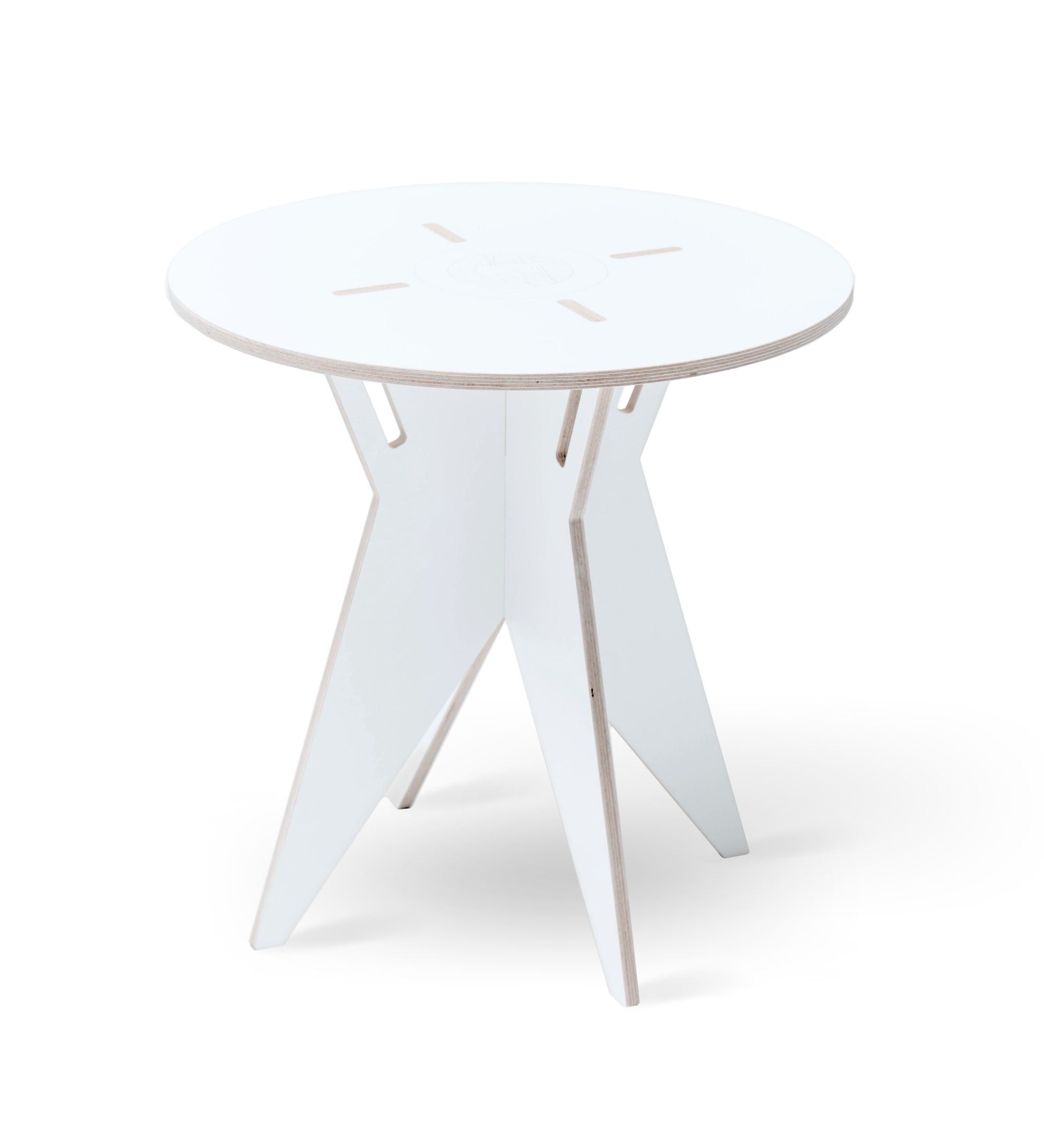 Stool handmade ST White