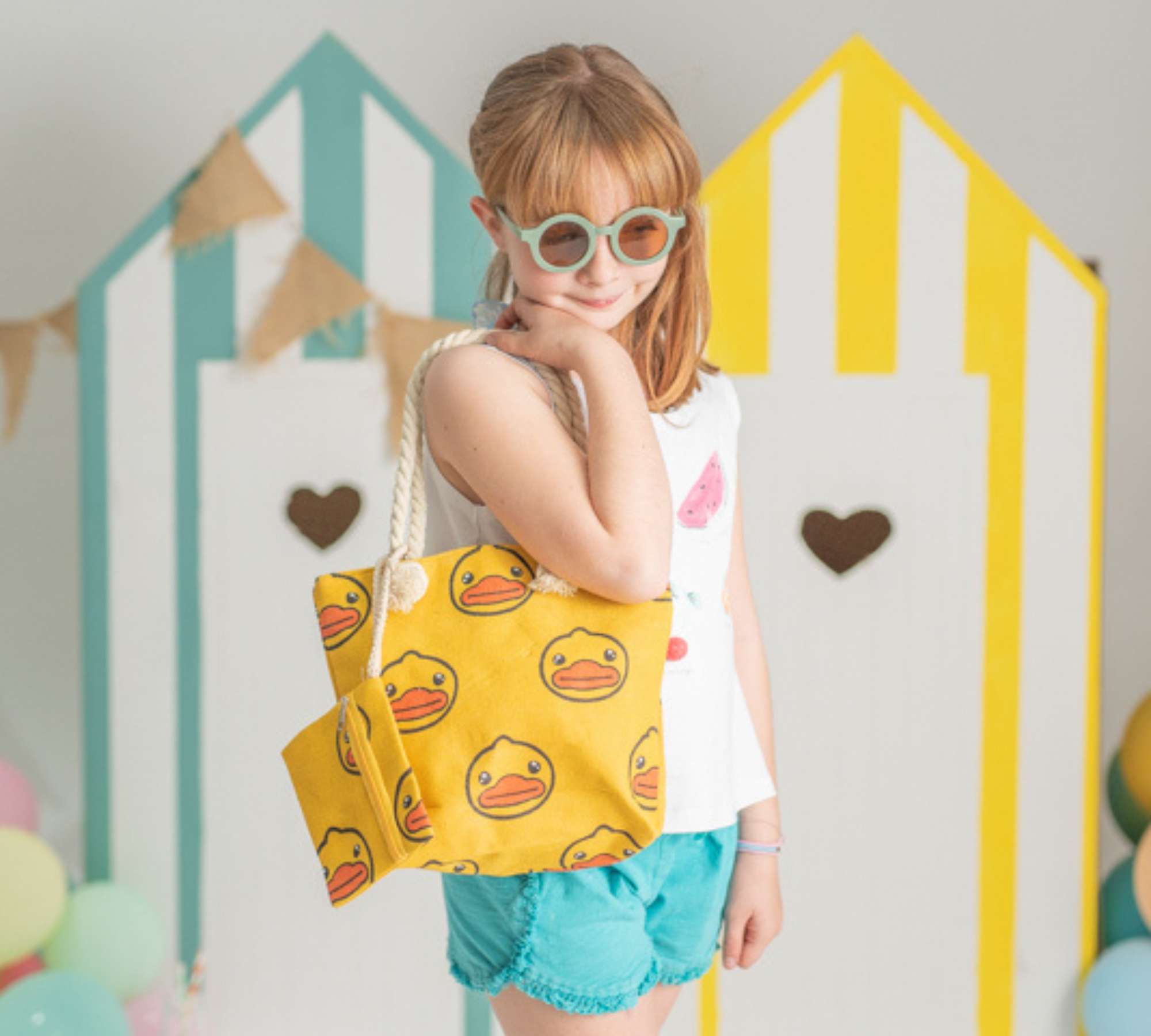 Duck Summer Bag Textile Yellow