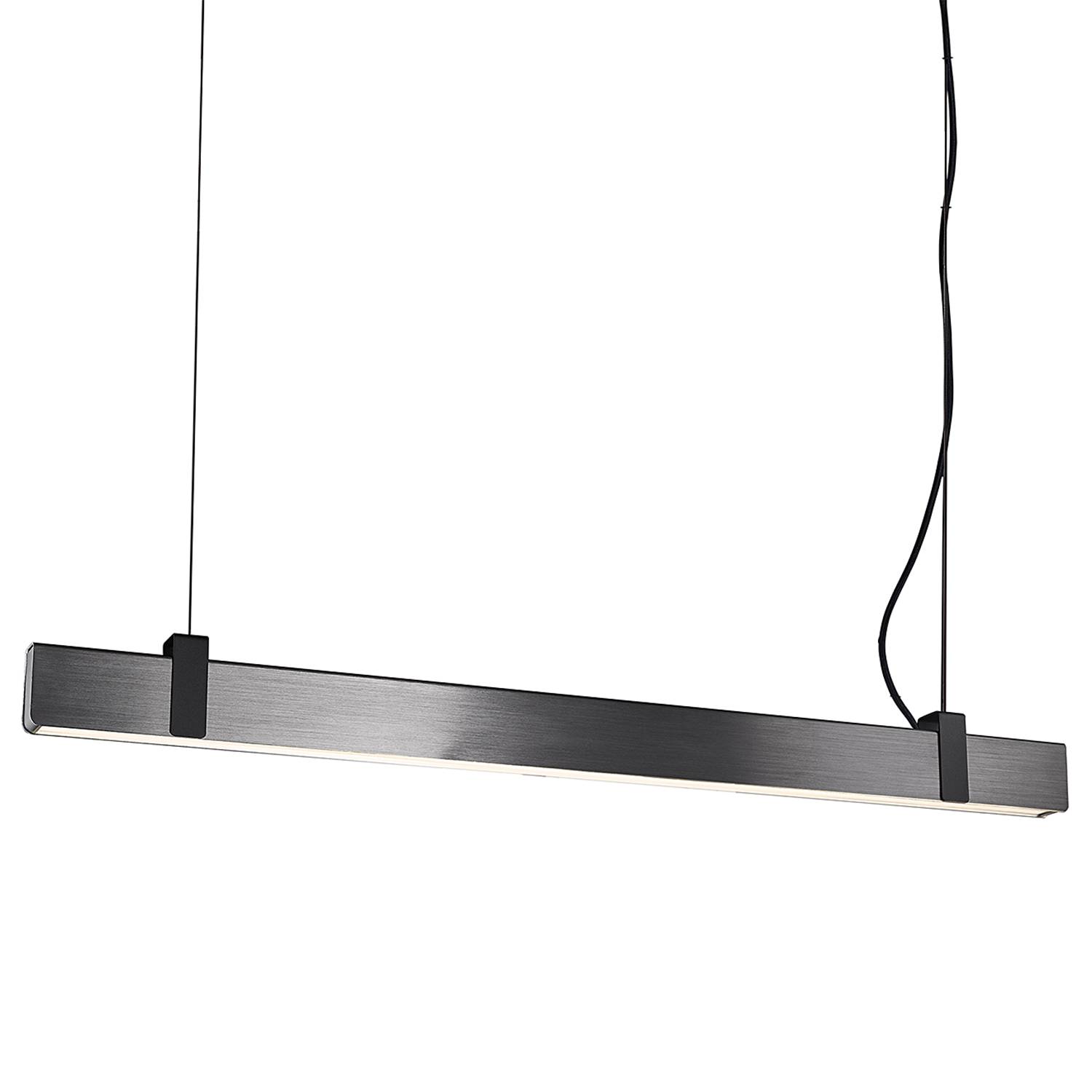 LED pendant light 1-bulb Lilt Aluminum Black