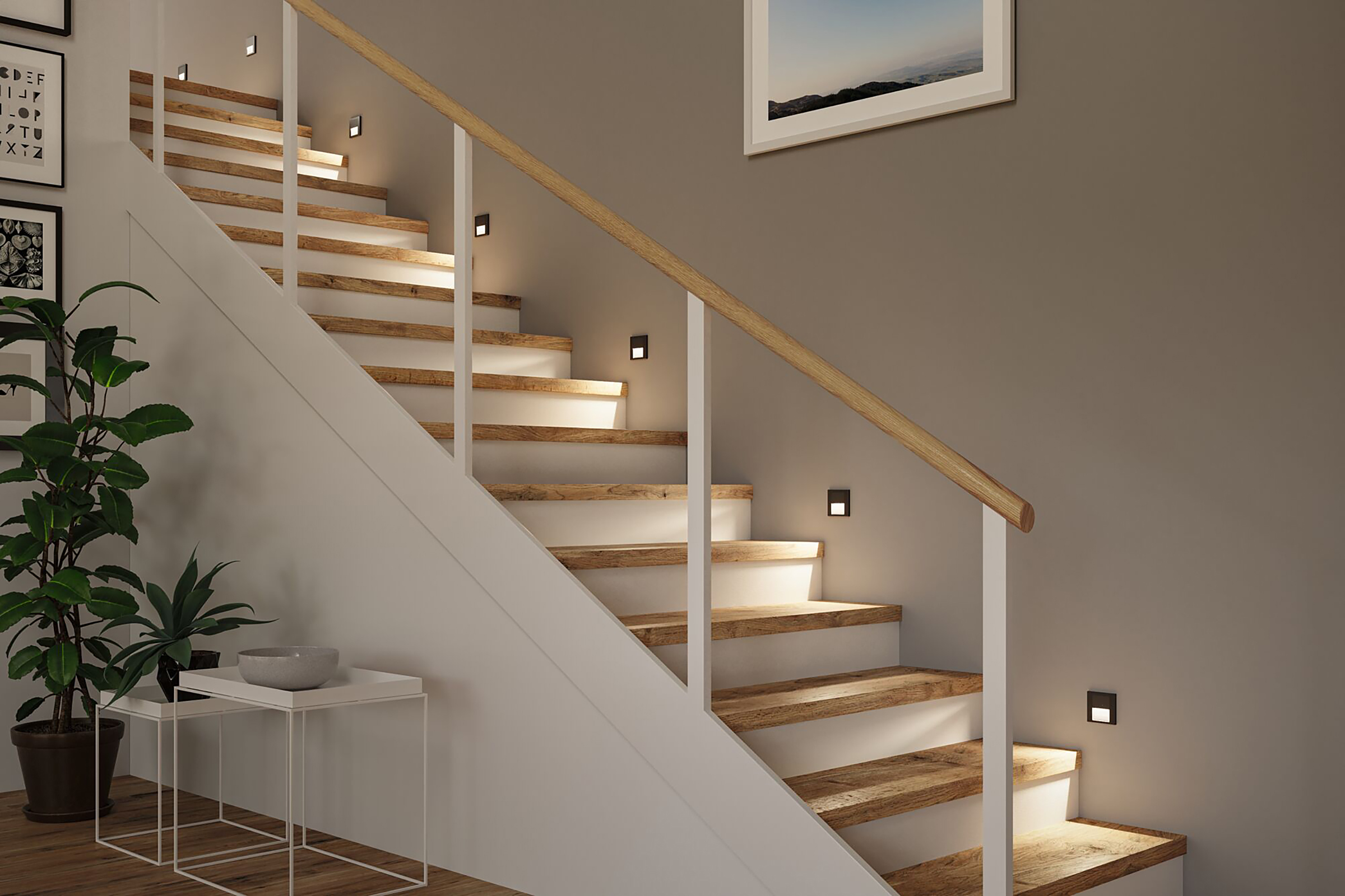 Tsaro LED Recessed Light Black