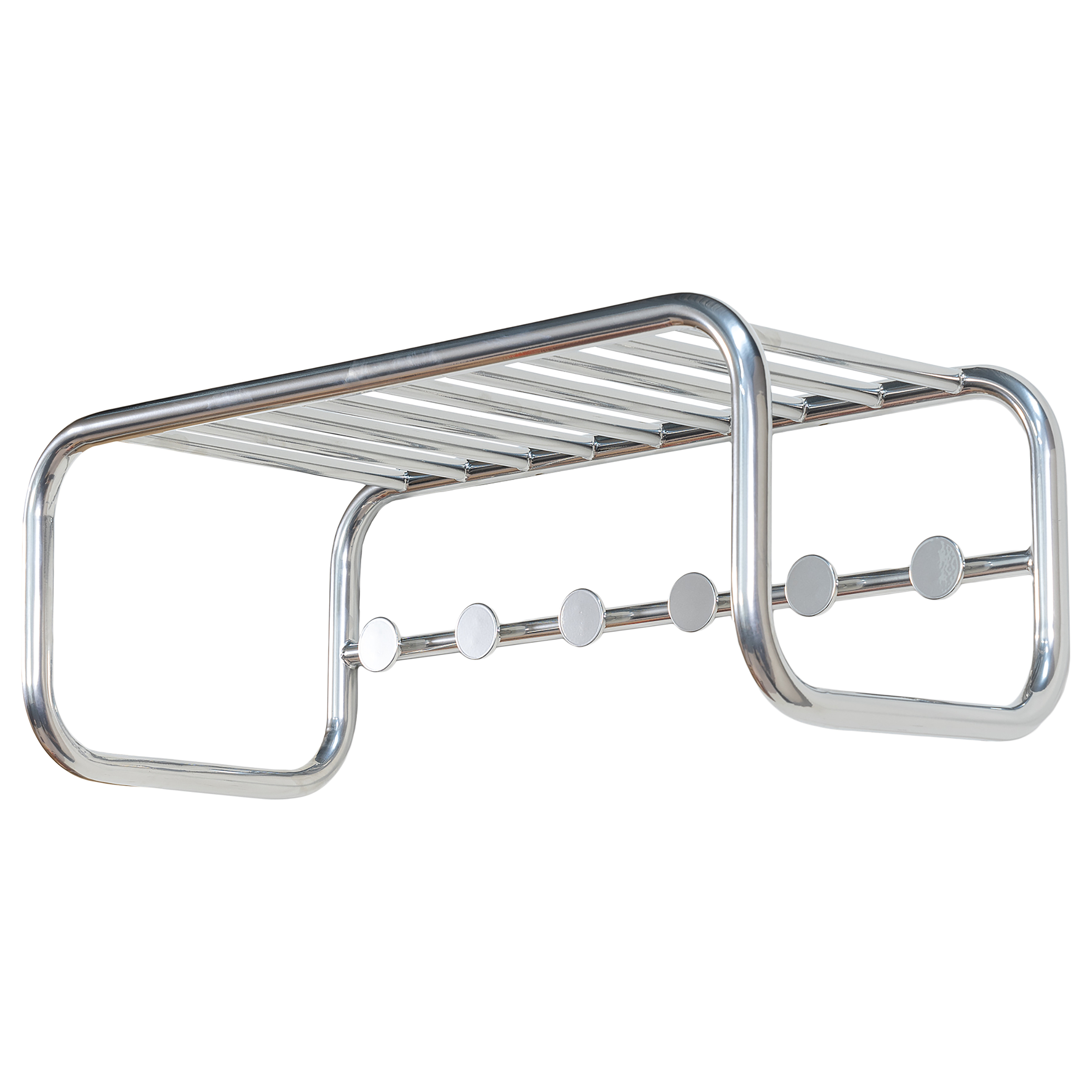 Coppin Wandgarderobe Metall Chrom