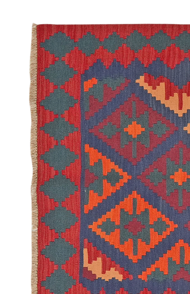 Kilim Gashgai Teppich Rot
