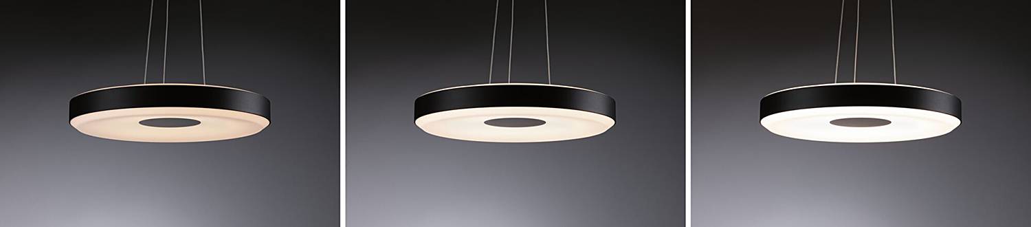 Puric Pane II Pendant Lamp Aluminum Black