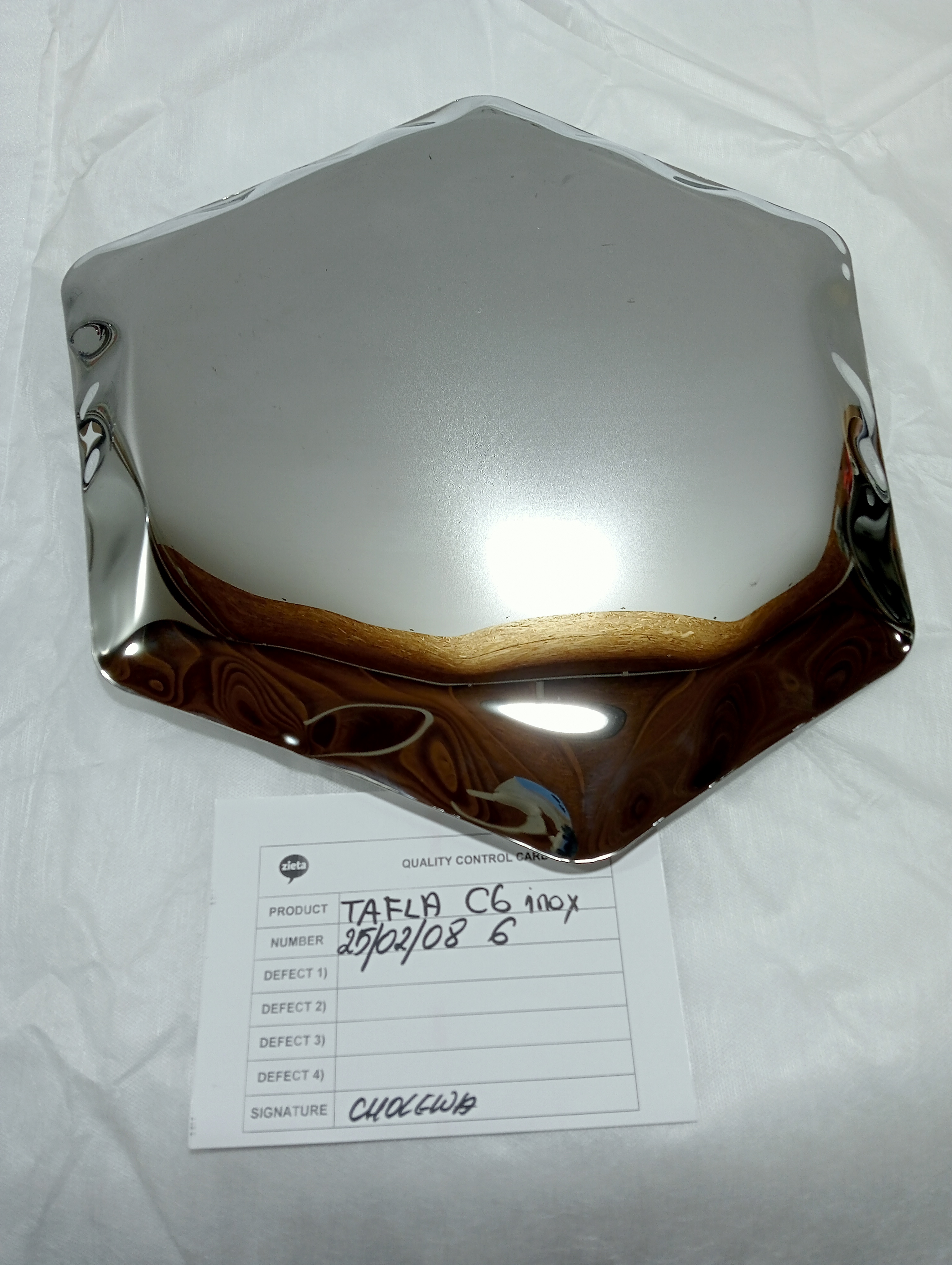 Tafla Spiegel C6 Edelstahl Inox Poliert Silber