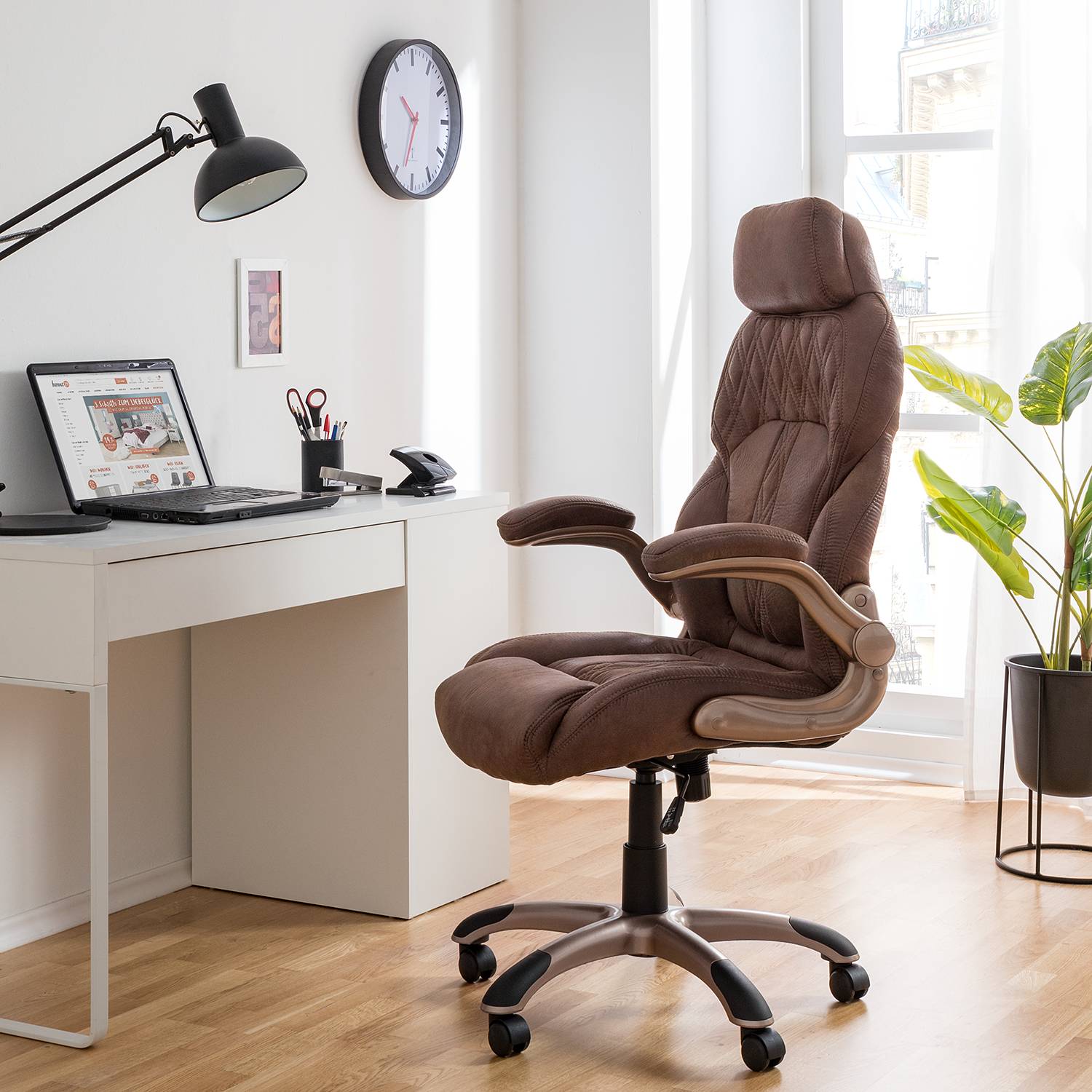 Executive Chair Baylor XXL Microfiber Copper Brown