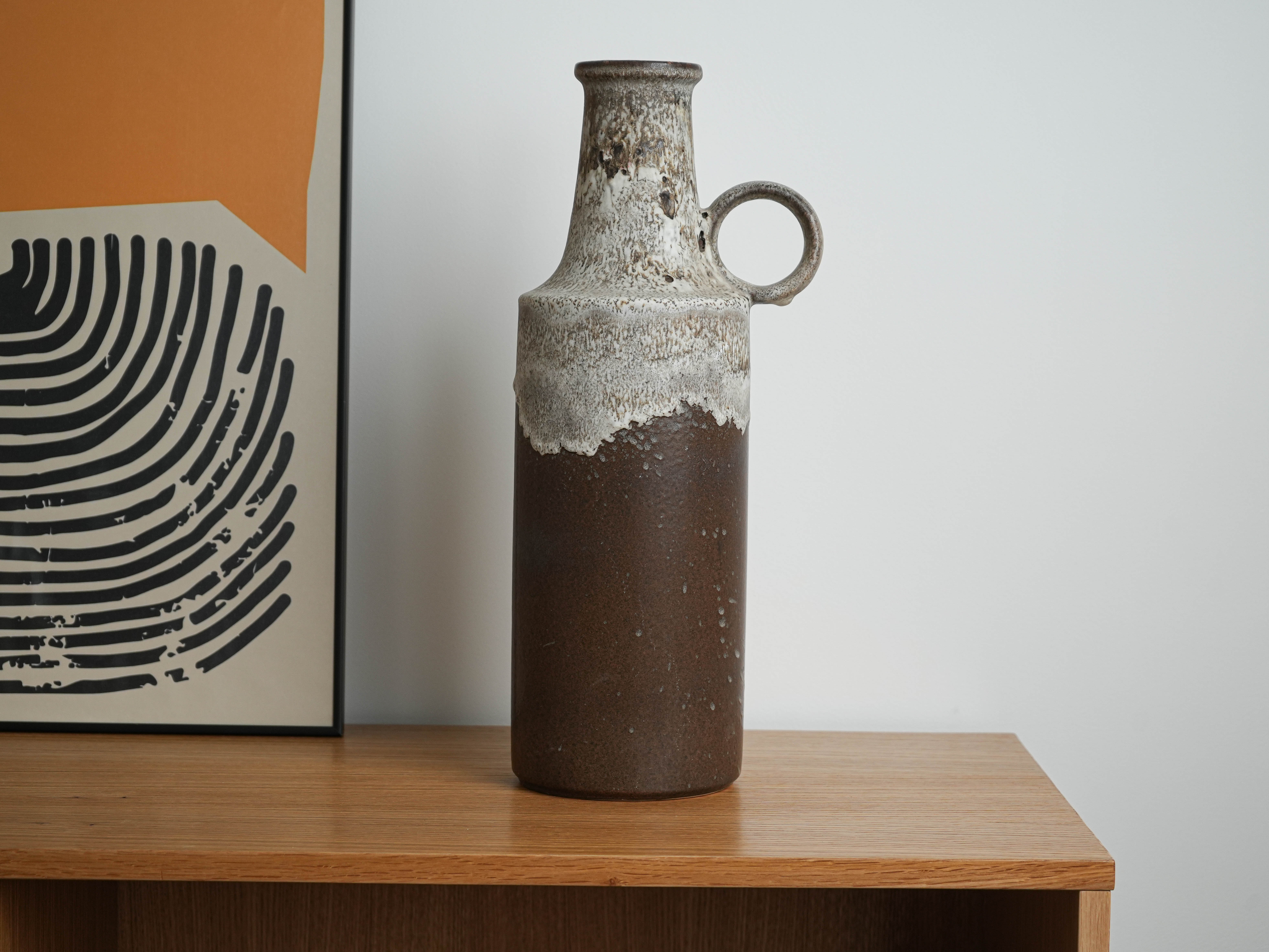 Ceramic vase with handle 1960s