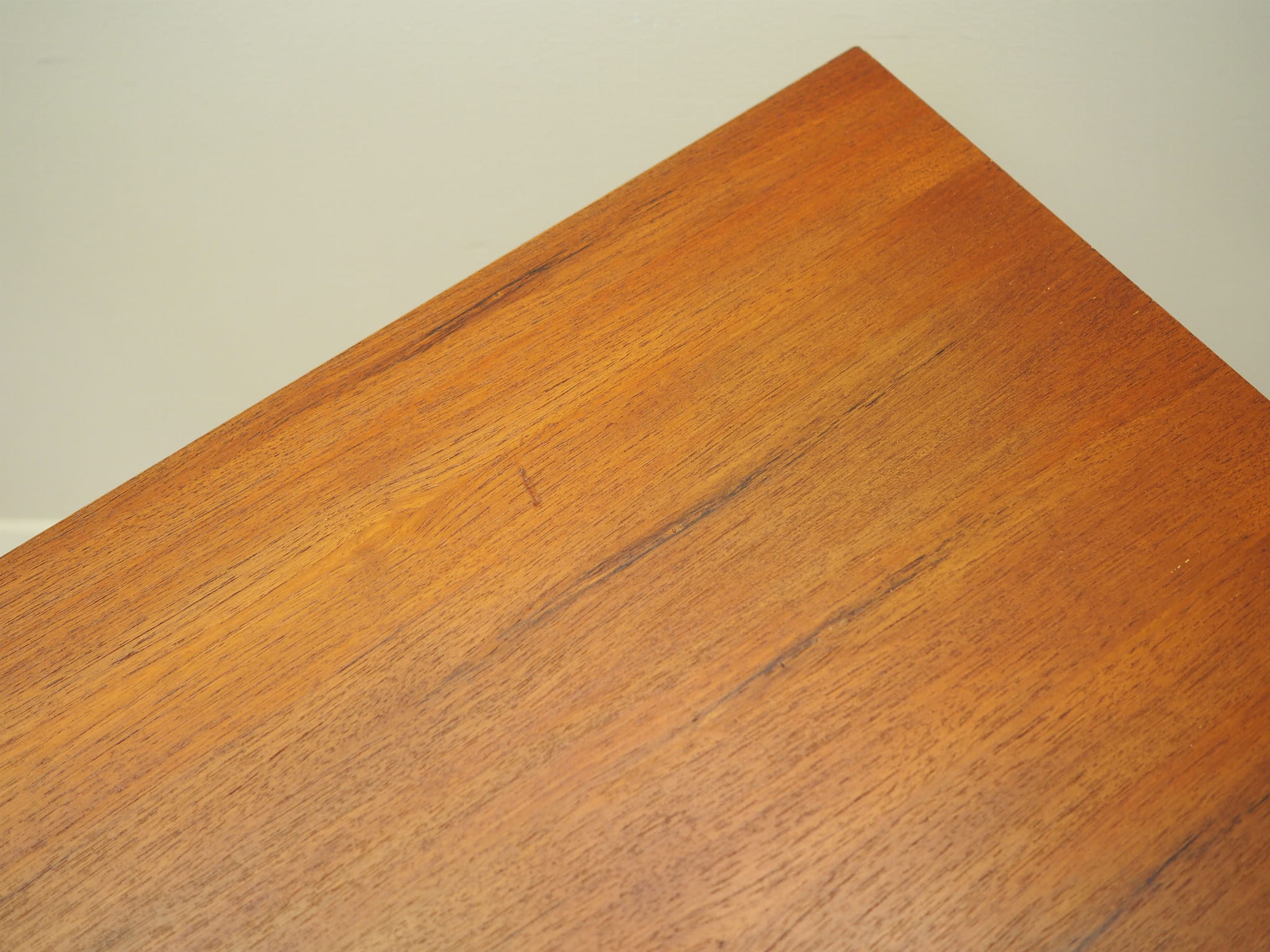 Schreibtisch Holz Braun 1960er Jahre 
