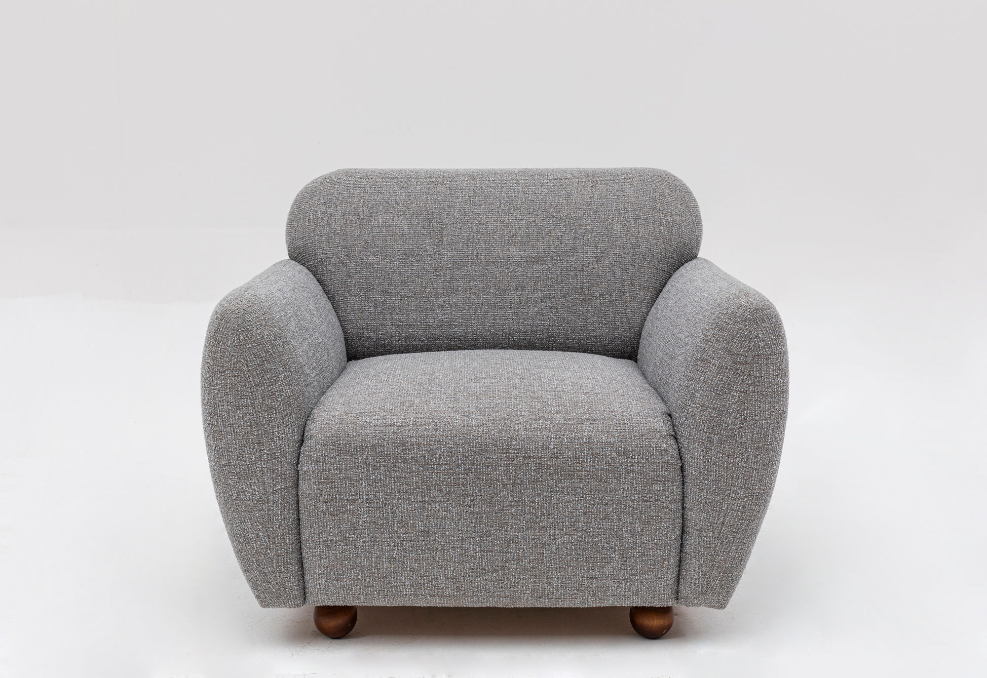 Eddy armchair light grey
