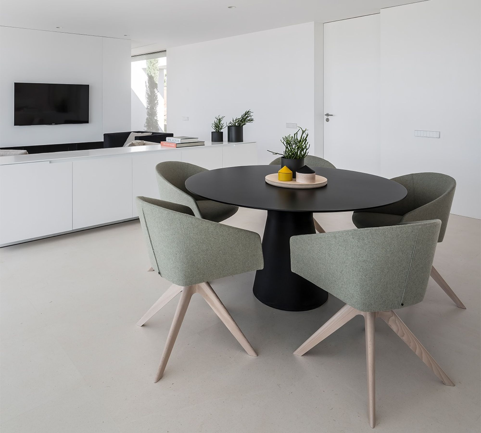 Brandy SO2997 Eichenholz Drehbar Grau