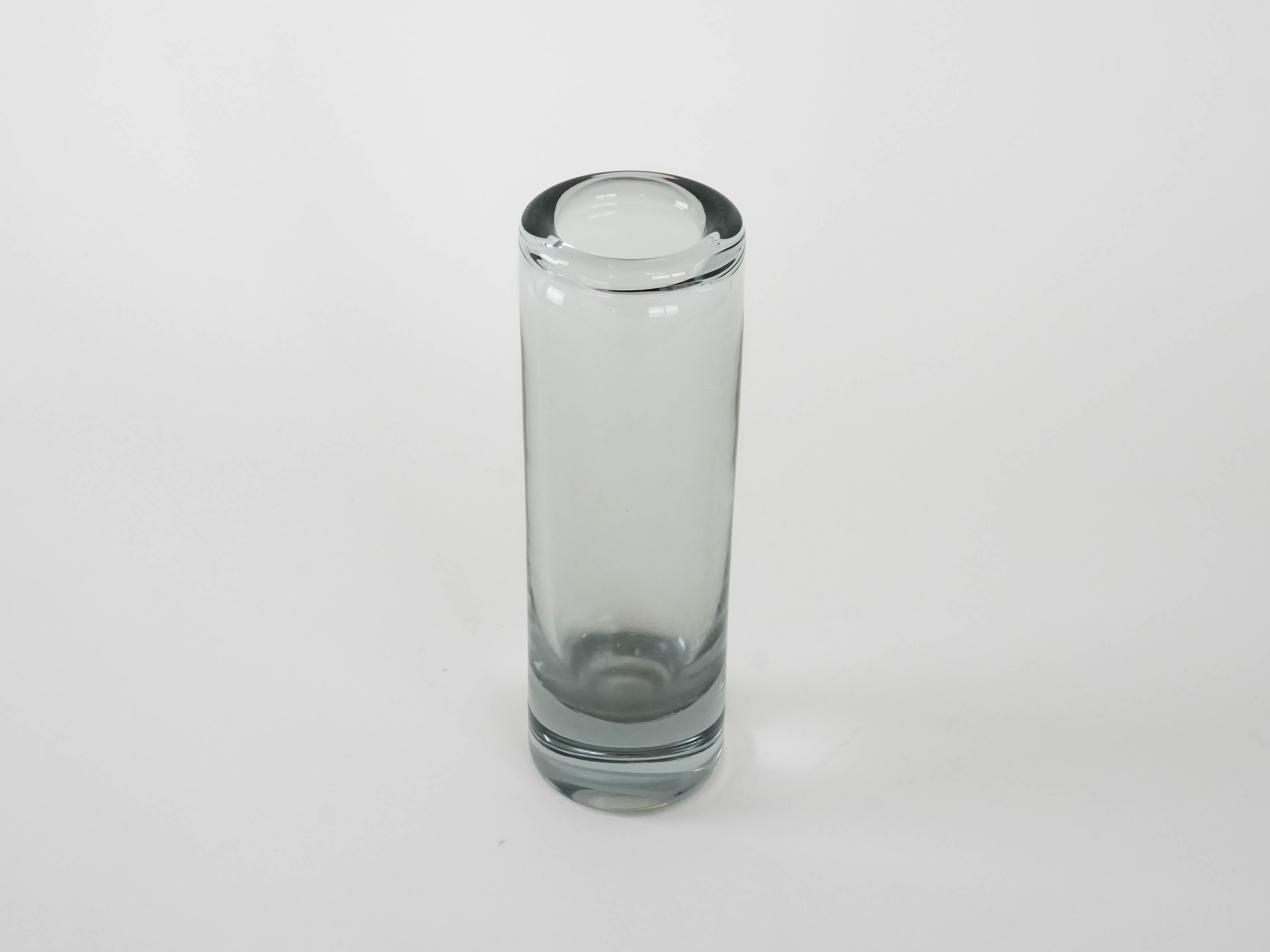 Glass vase Transparent 1970s