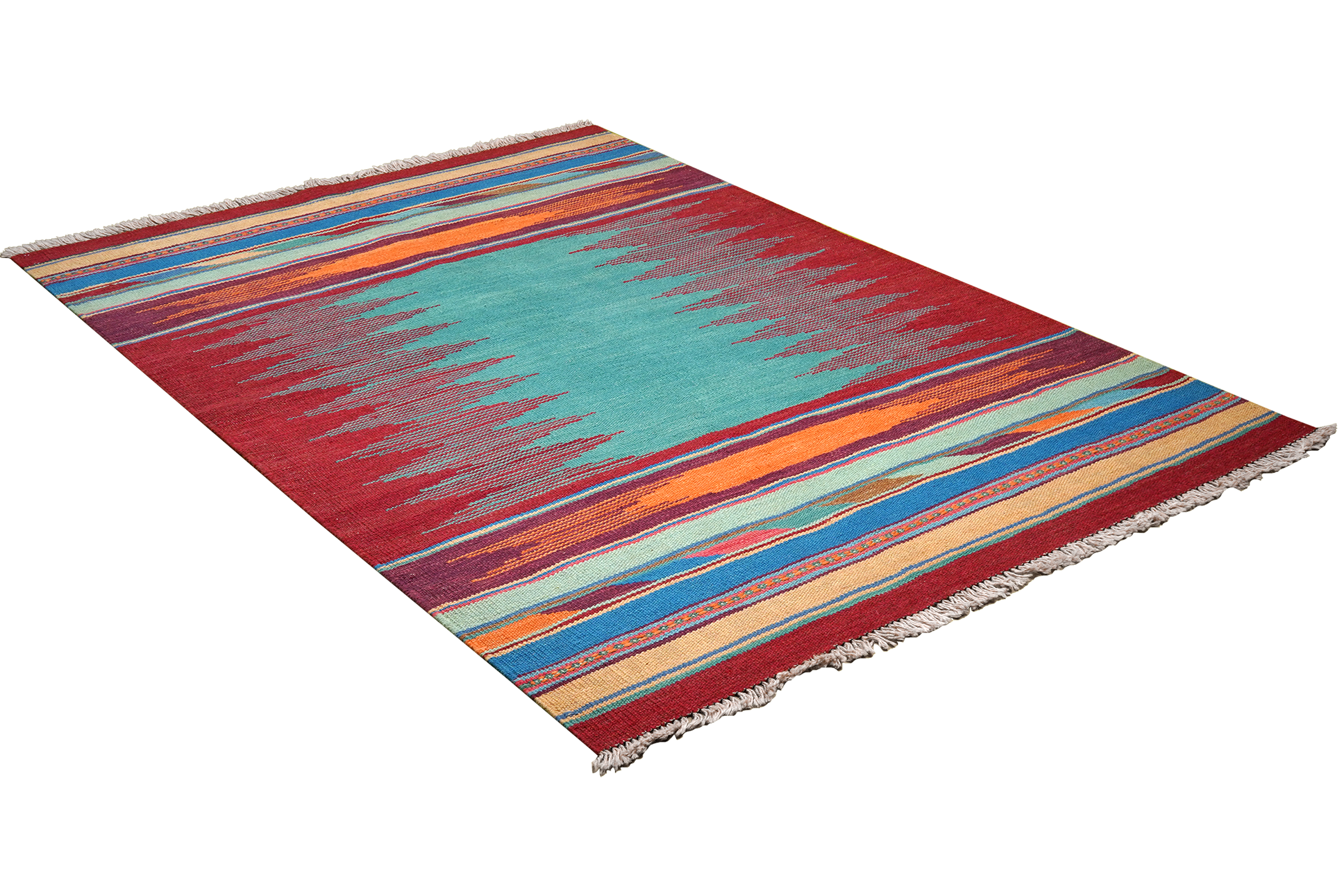 Kilim Gashgai Teppich Mehrfarbig