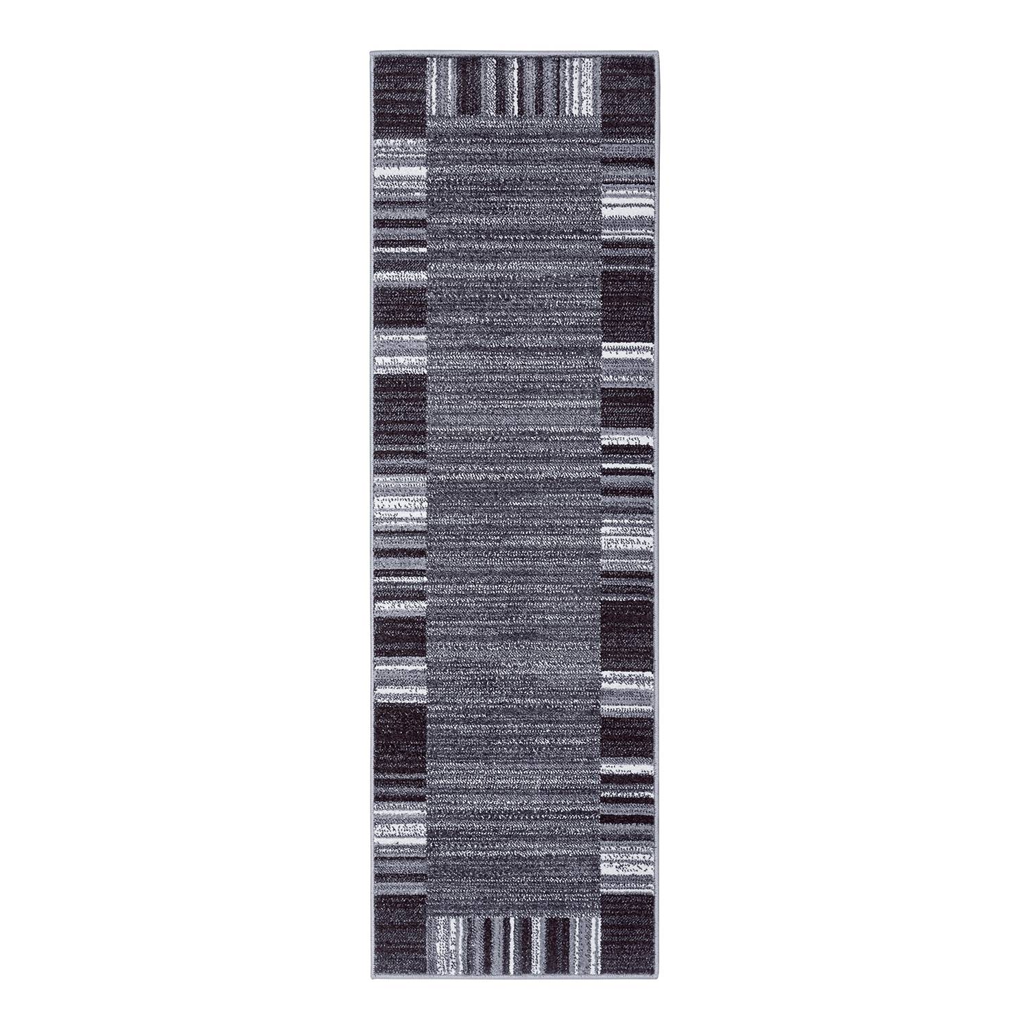 Kurzflorläufer Border Polypropylen Grau 67 x 400 cm