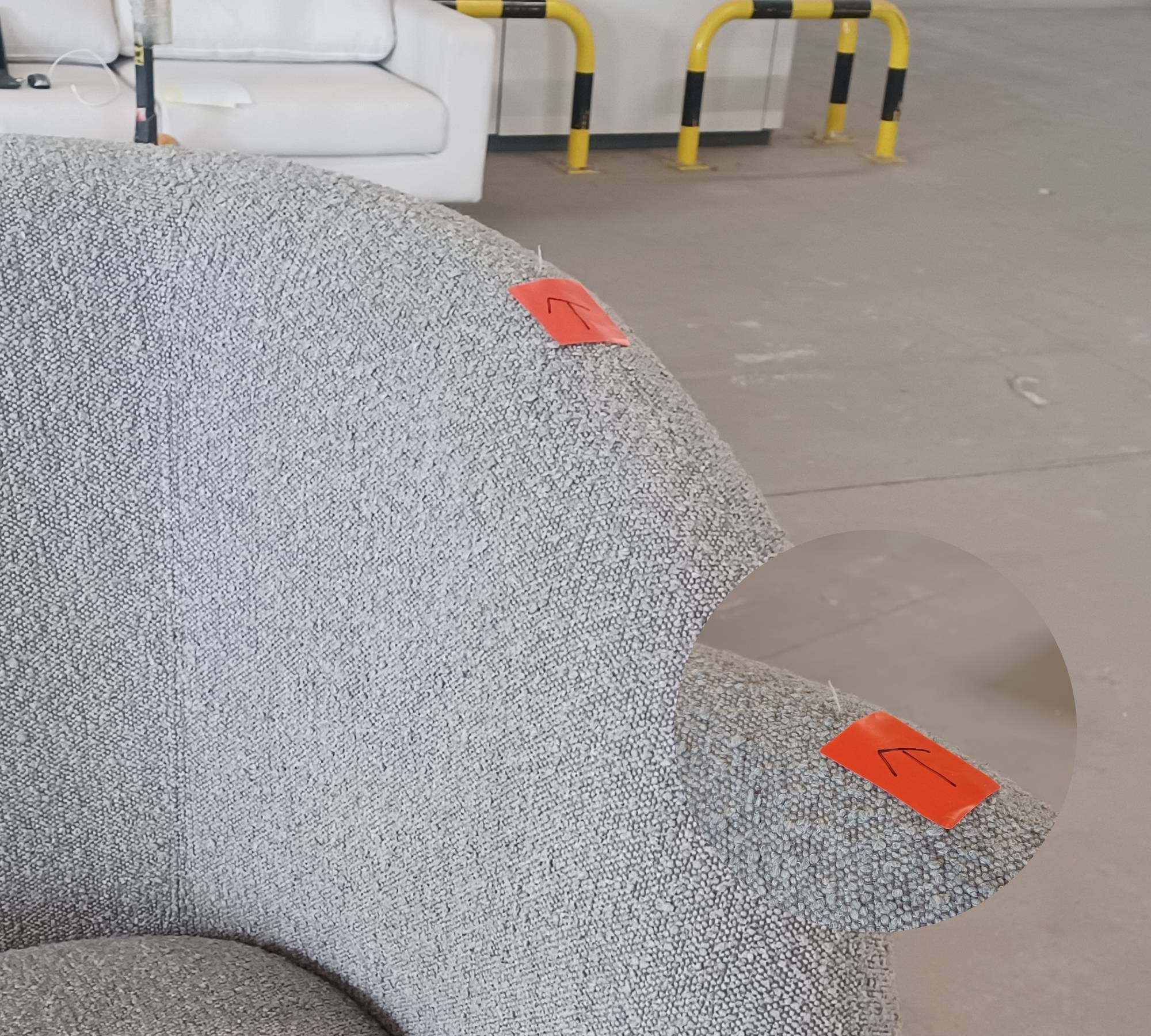 Design-Award-Winning Paula 3-Sitzer Sofa Maya Warm Grey