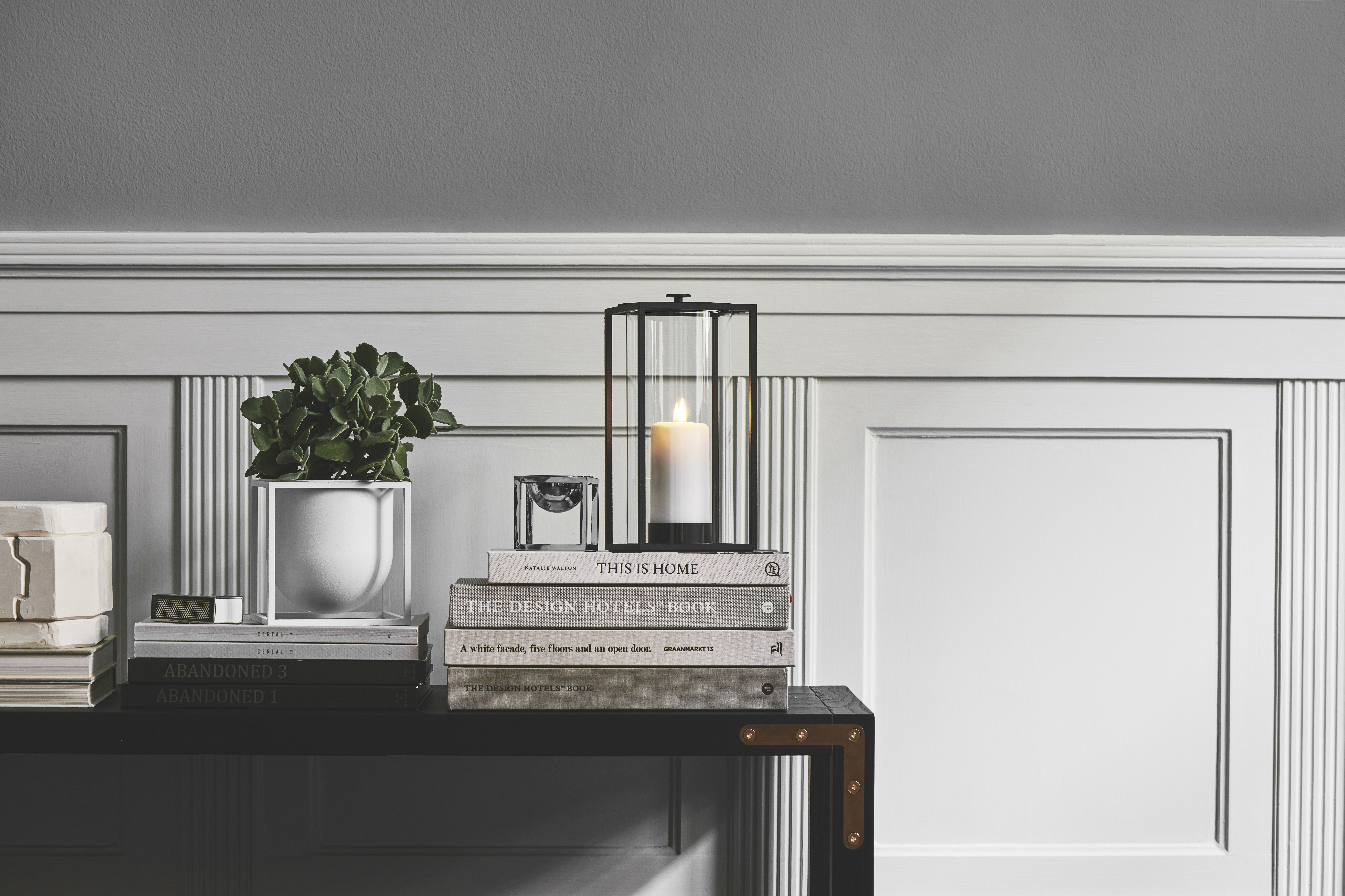 Kubus Bowl Mini Metall Schwarz