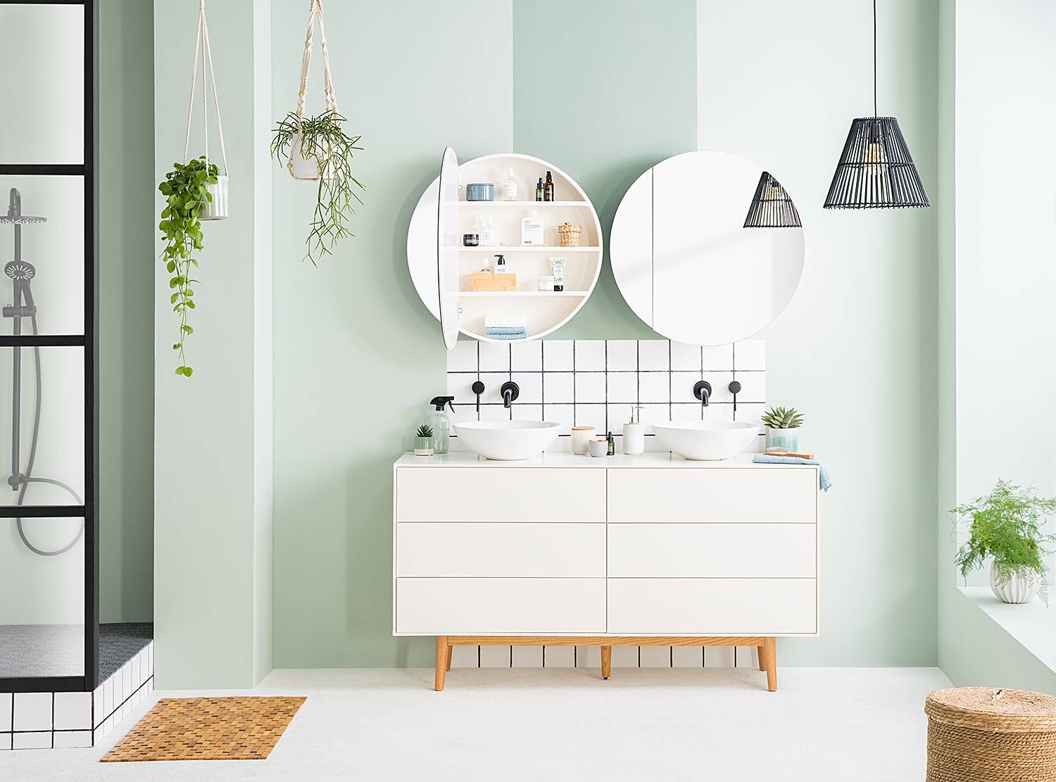 Mirror Cabinet LINDHOLM White