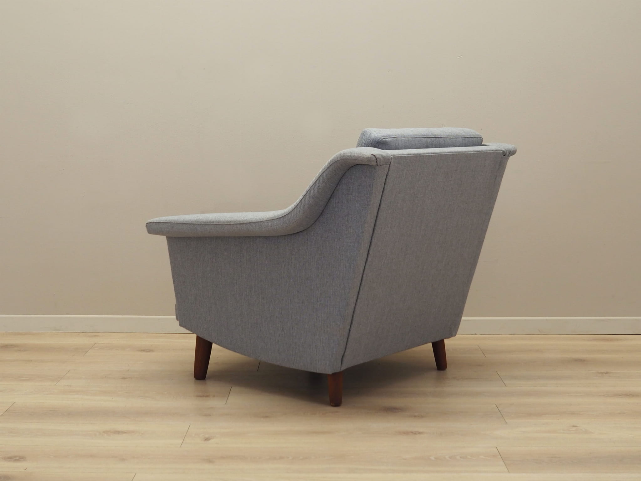 Armchair Textile Wood Grey 1960s