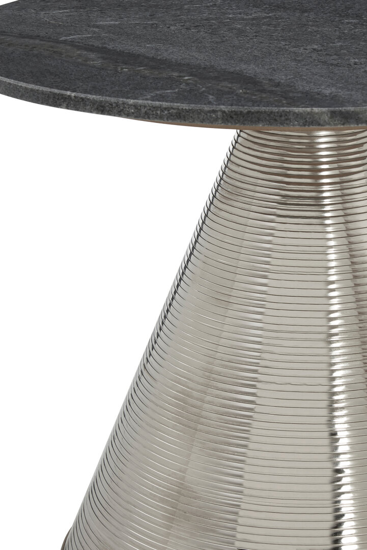 Martini Tisch mit grauer Marmorplatte
