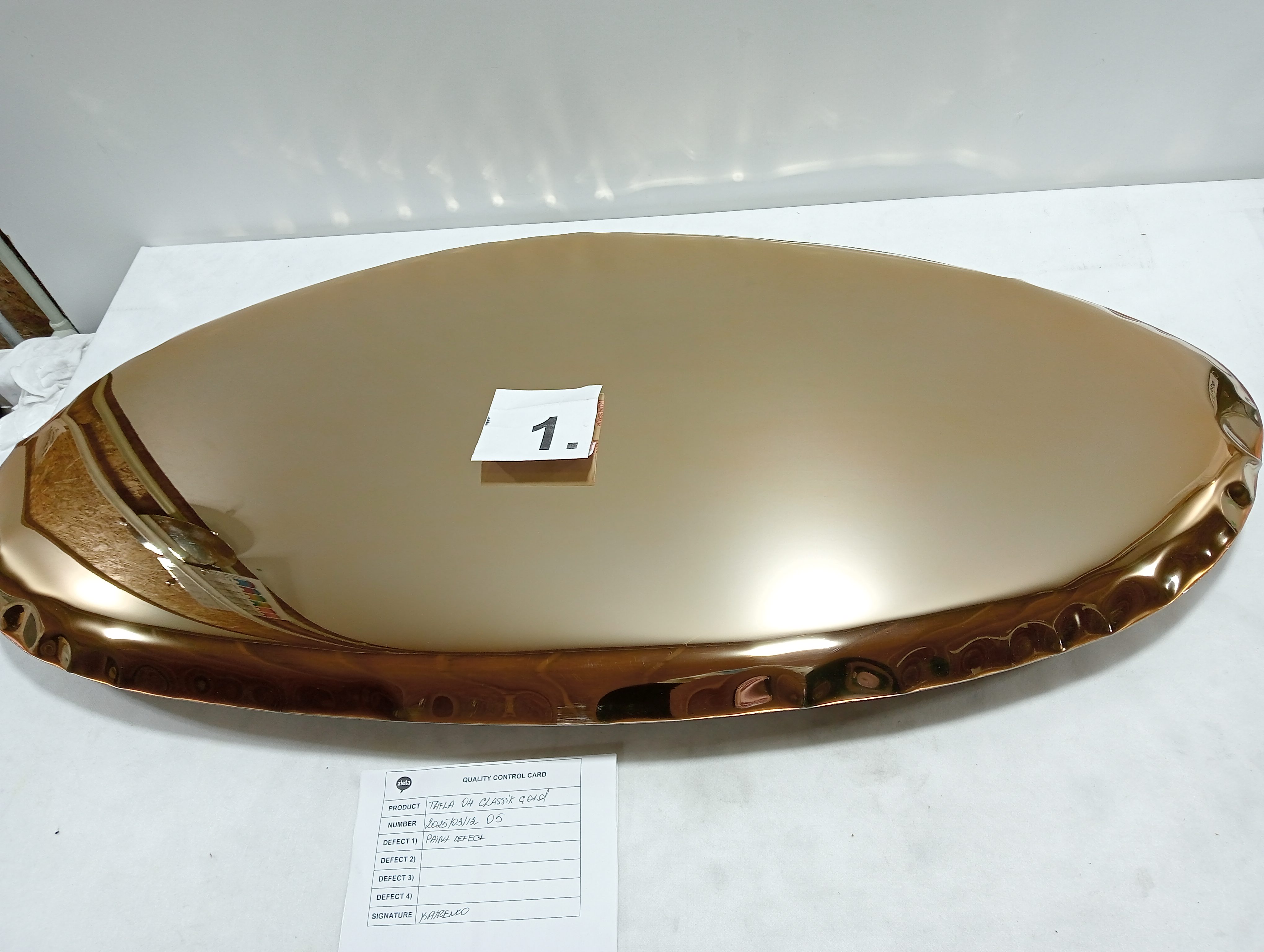 Table Mirror O4 Classic Gold