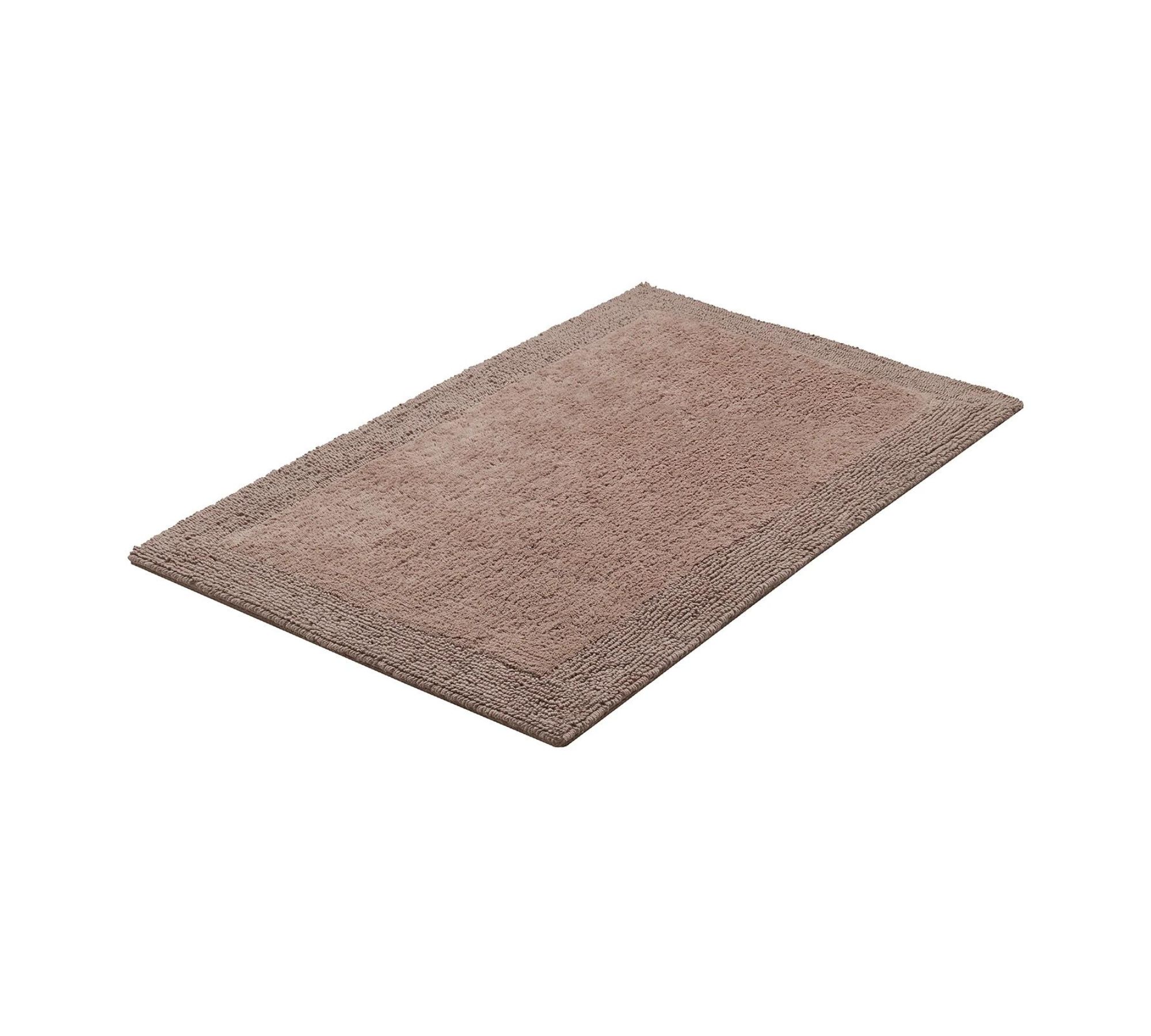 Badematte Webstoff Braun 60 x 100 cm