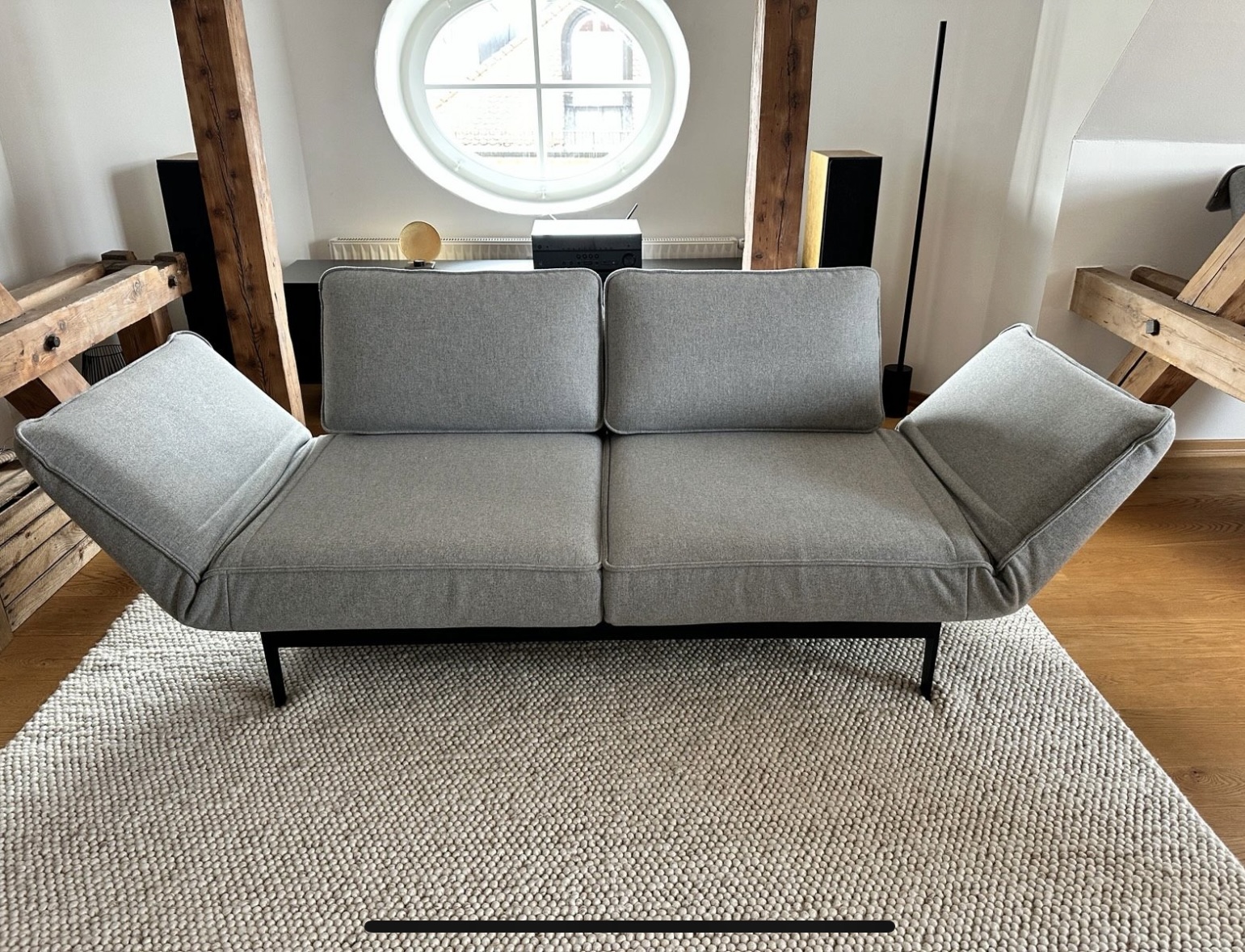 Mera Sofa 2-Sitzer Grau