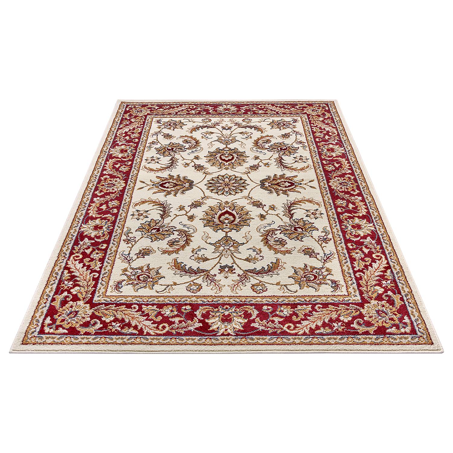 Reni Orientteppich Beige Rot 120 x 170 cm