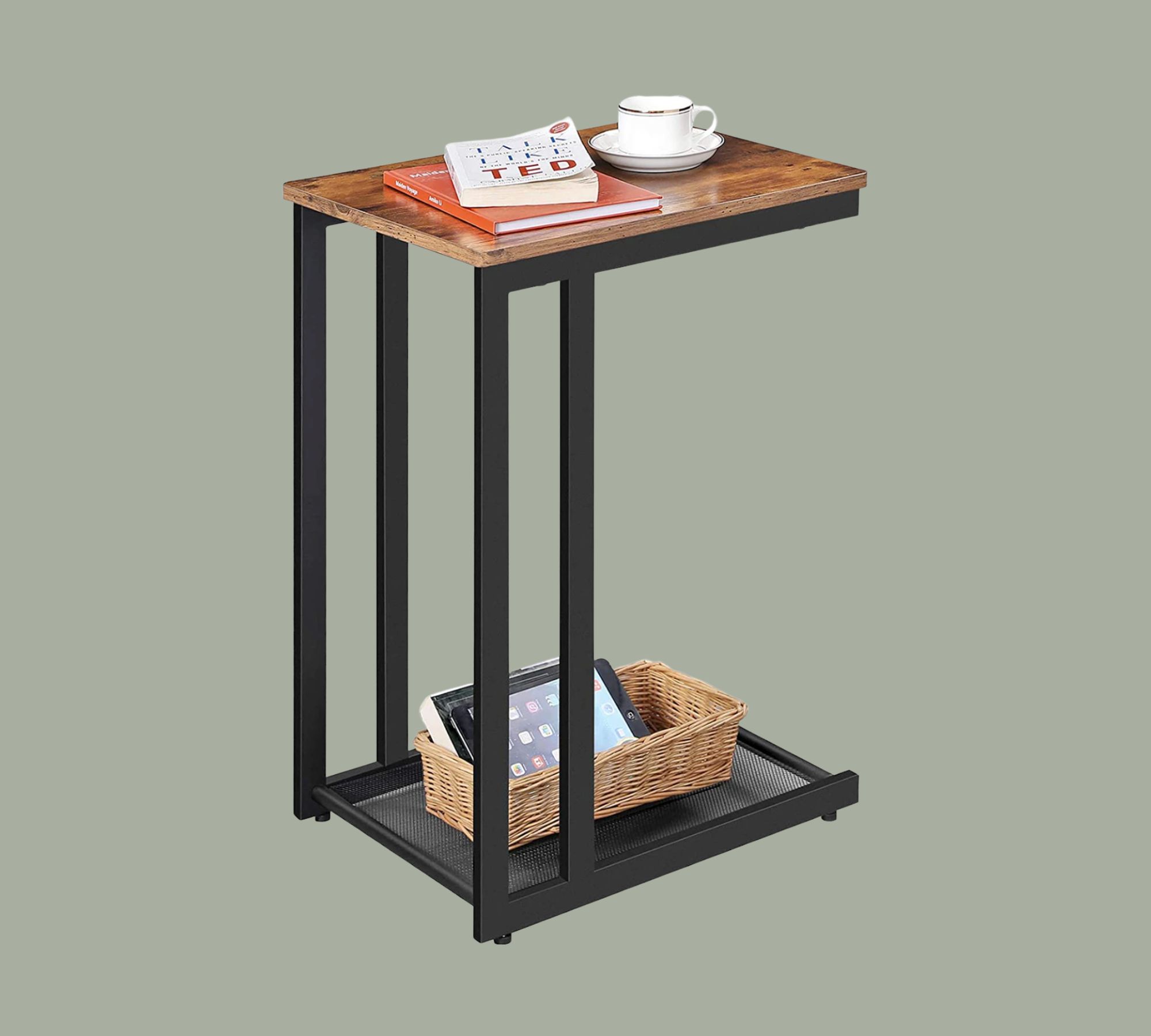 Beistelltisch Industrial-Style Schwarz