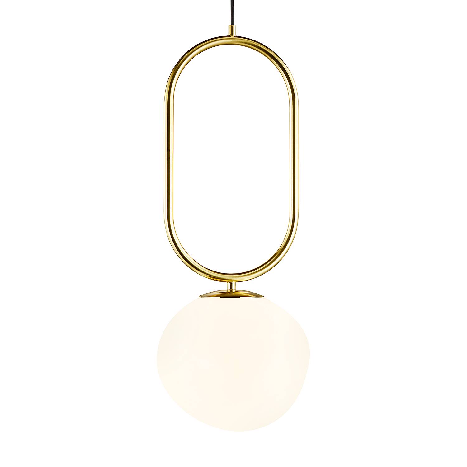 Pendelleuchte Shapes Metall Opalglas