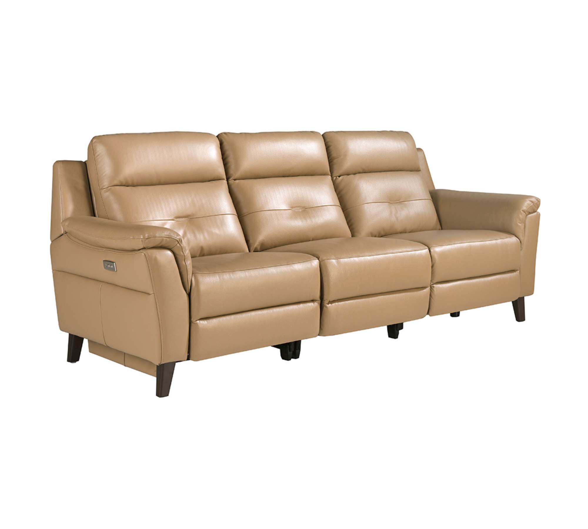 Sofa 3-Sitzer Leder Braun