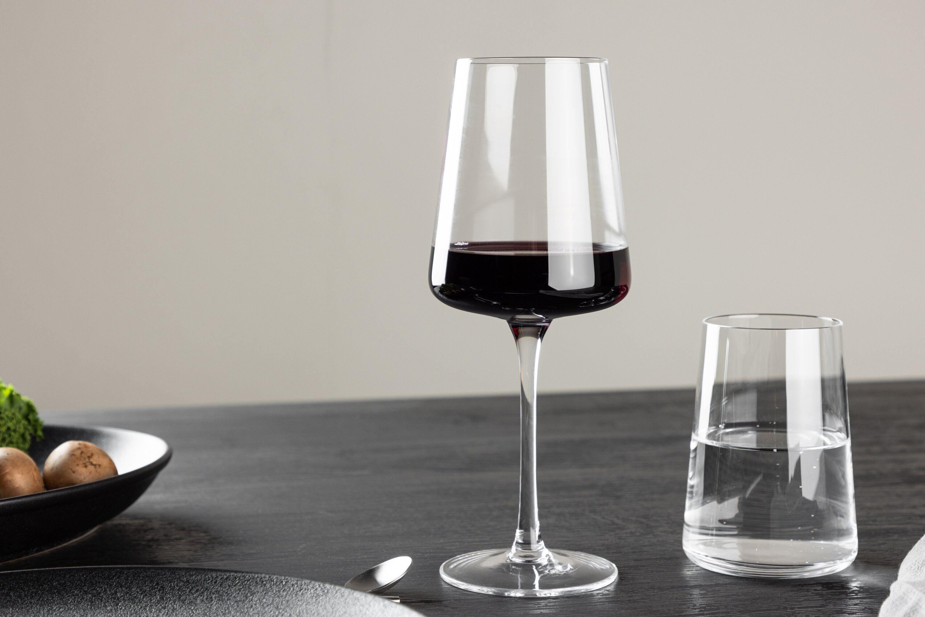 2x Shine Glass-Set Klares Glas Transparent 7x8x22cm