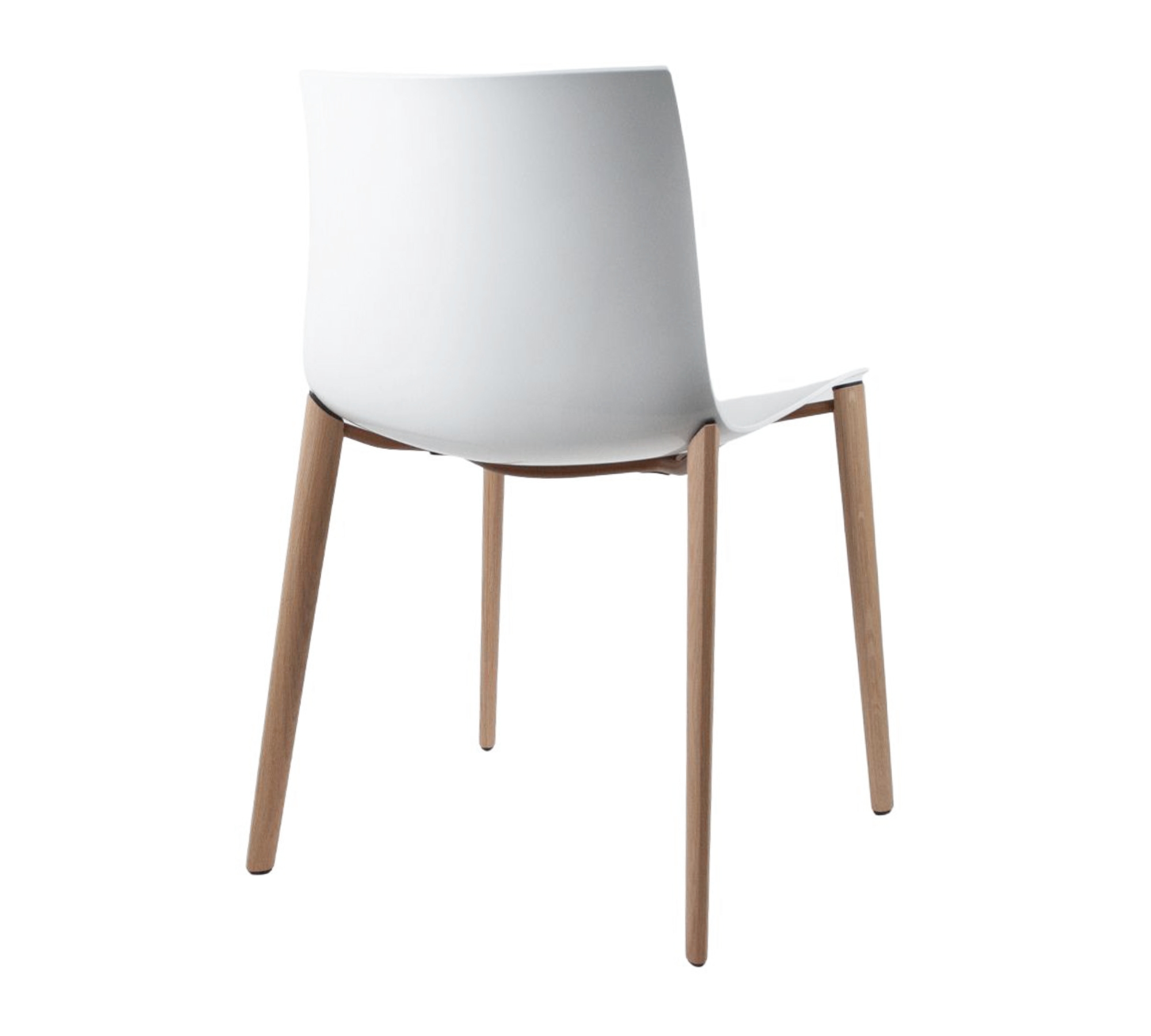 Catifa 46 visitor chair Oak White