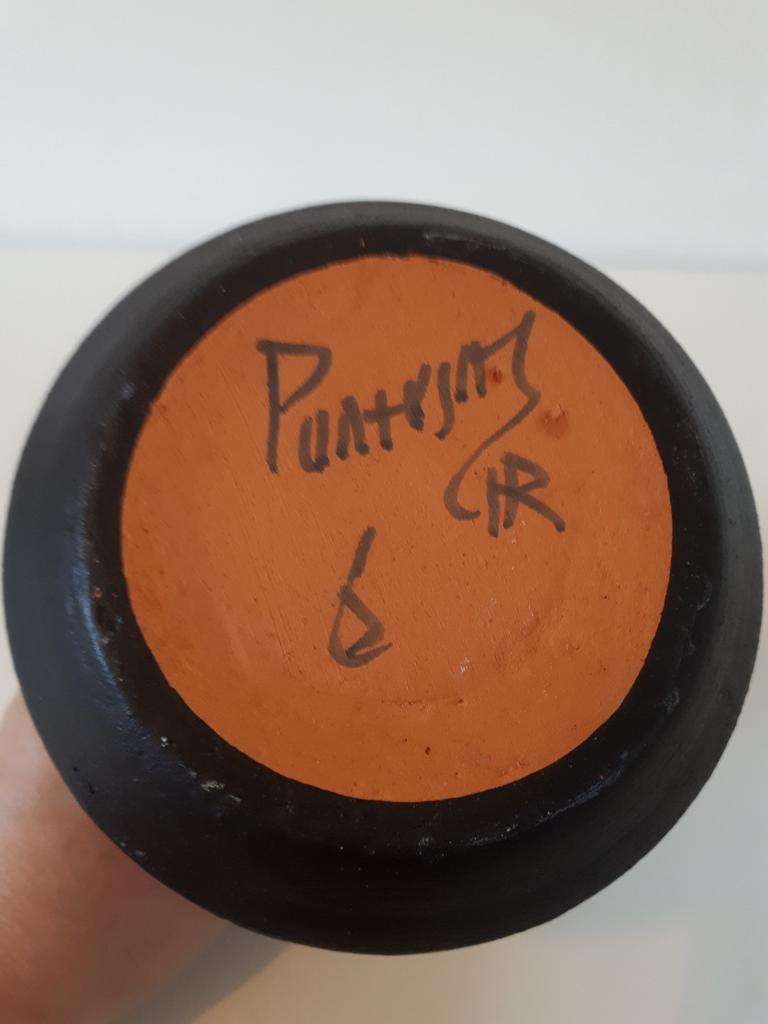 Vintage Vase Ceramic Multicolored