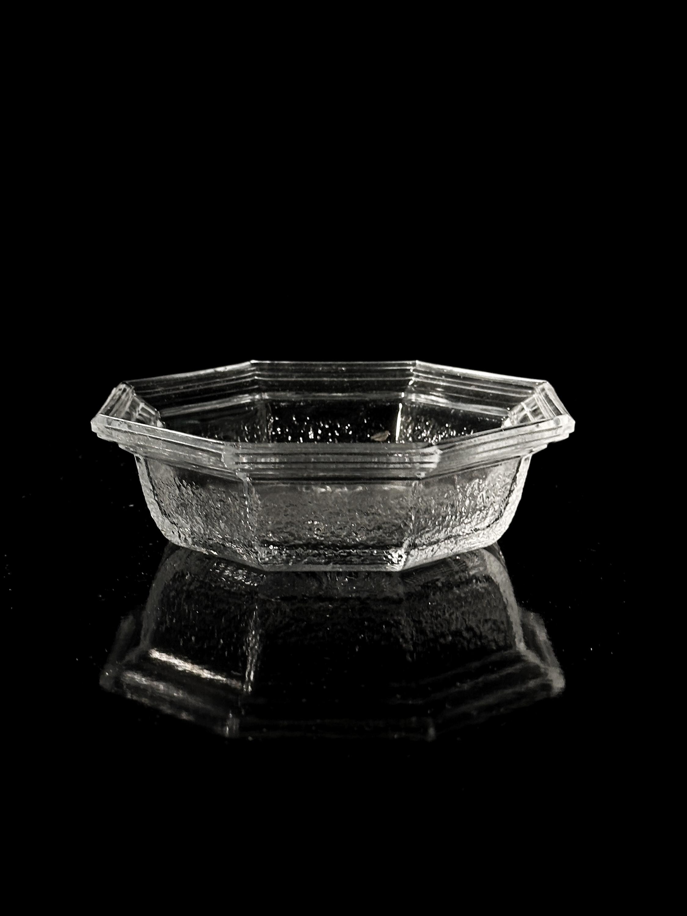 5x Vintage Art Deco Revival Bowl Lead Crystal 1960s