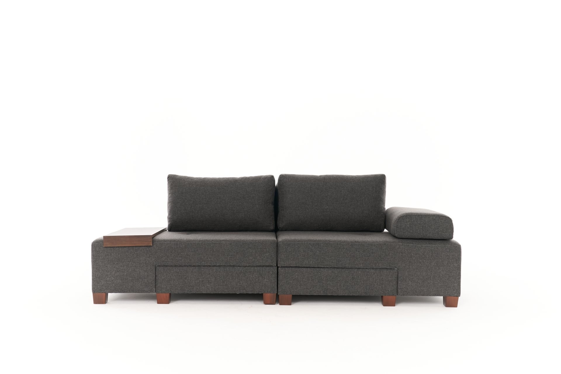 Perenna Sofa 3-Sitzer Leinen Anthrazit