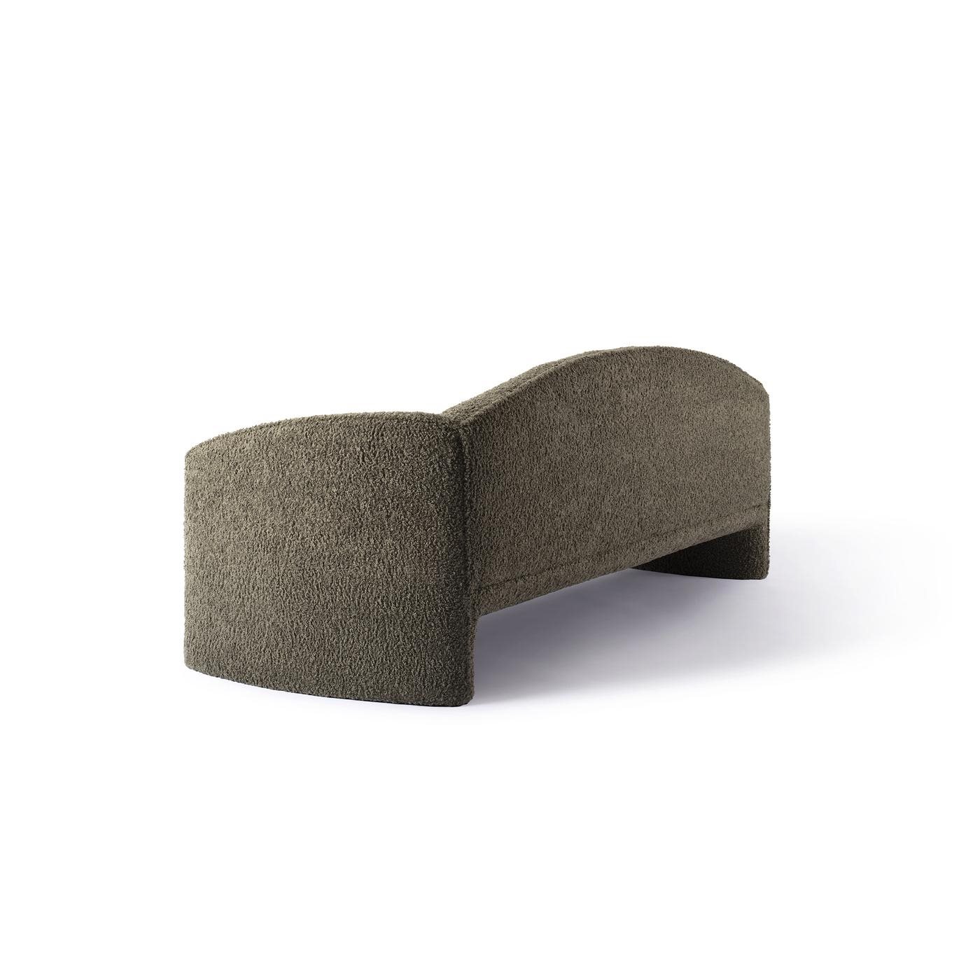 Nachii Sofa Bouclé Plush Moss