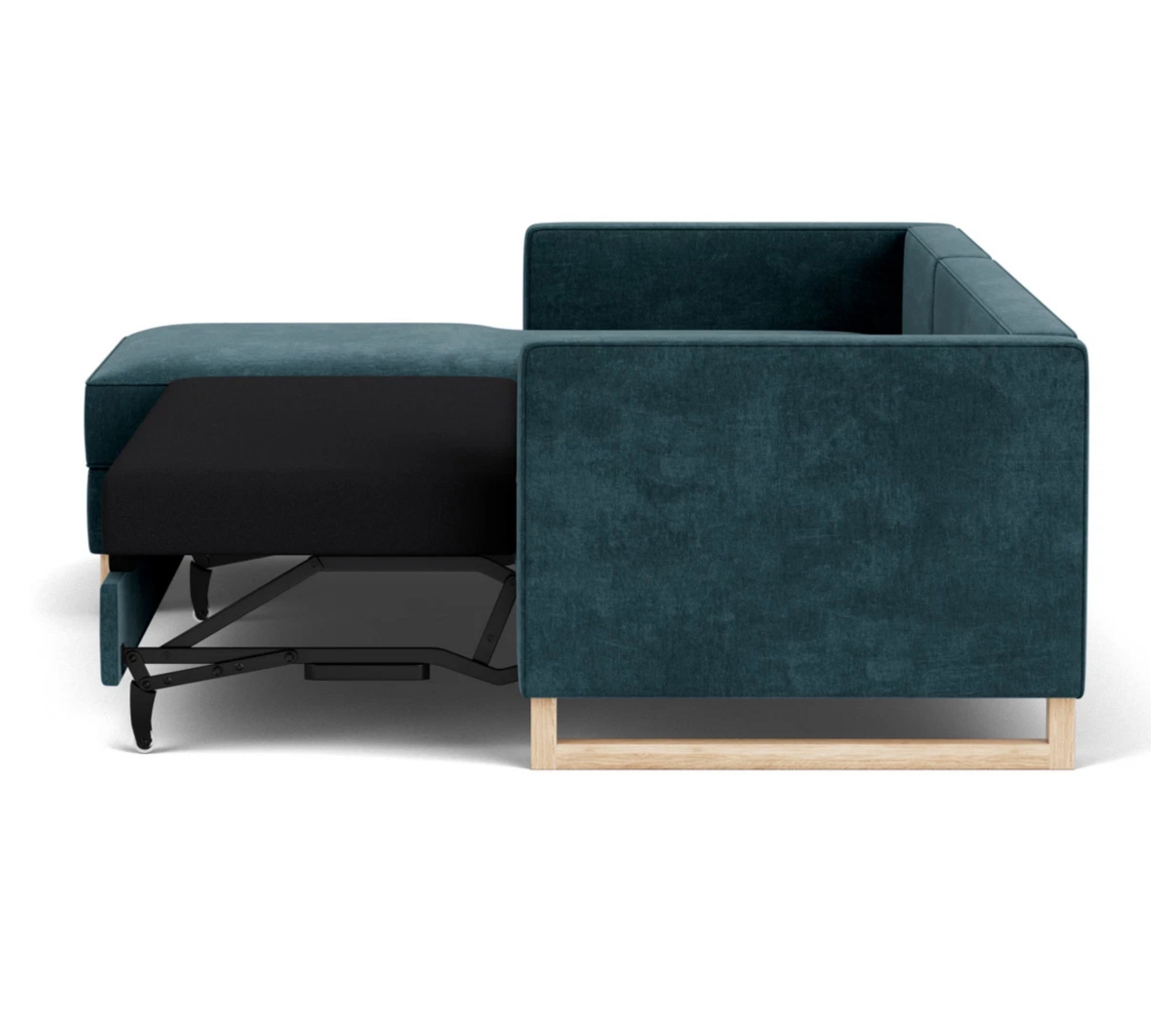 Madison Schlafsofa Récamiere Links Danny Dusty Blue