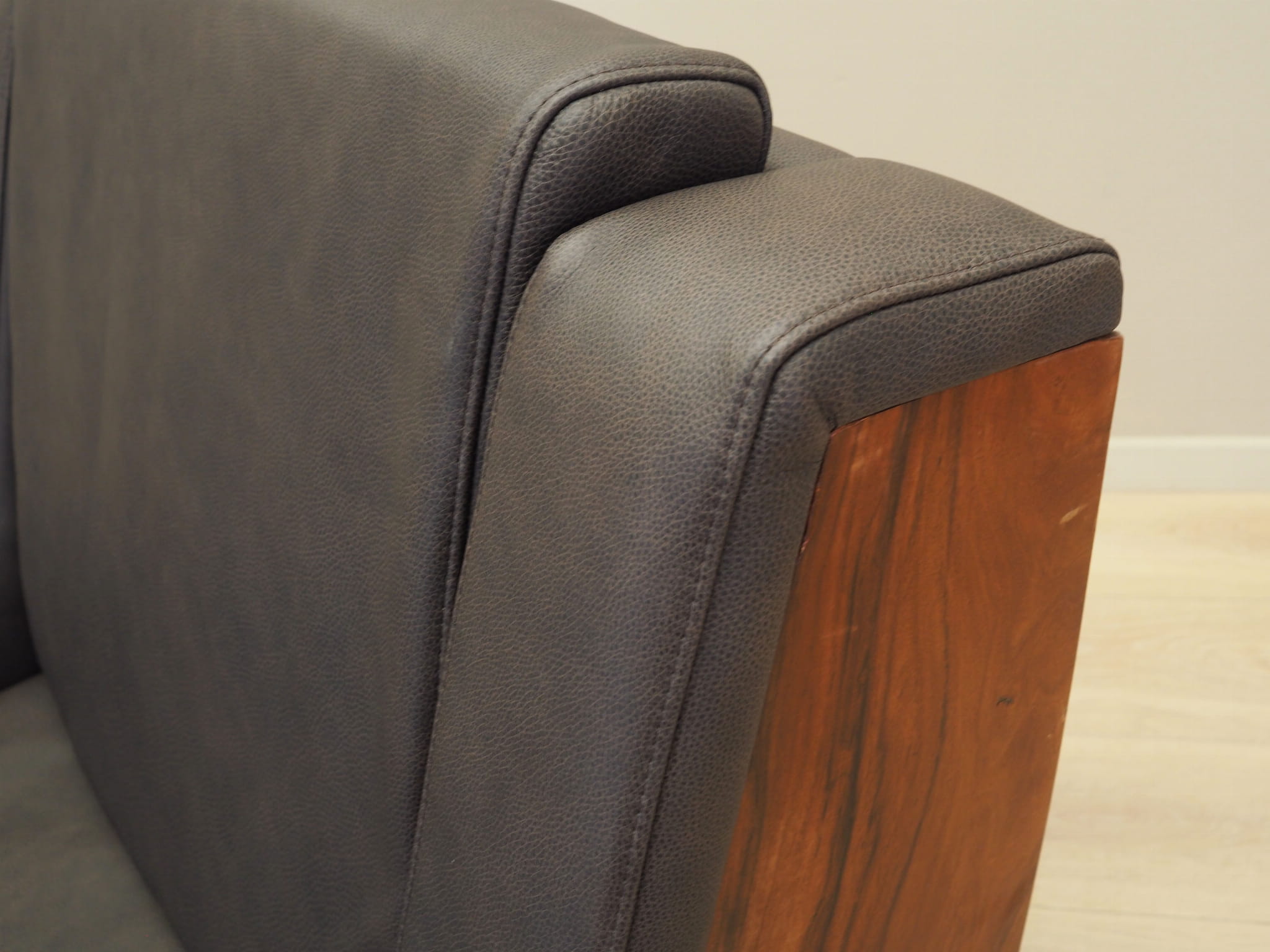 Armchair Leather Dark Brown 1970s